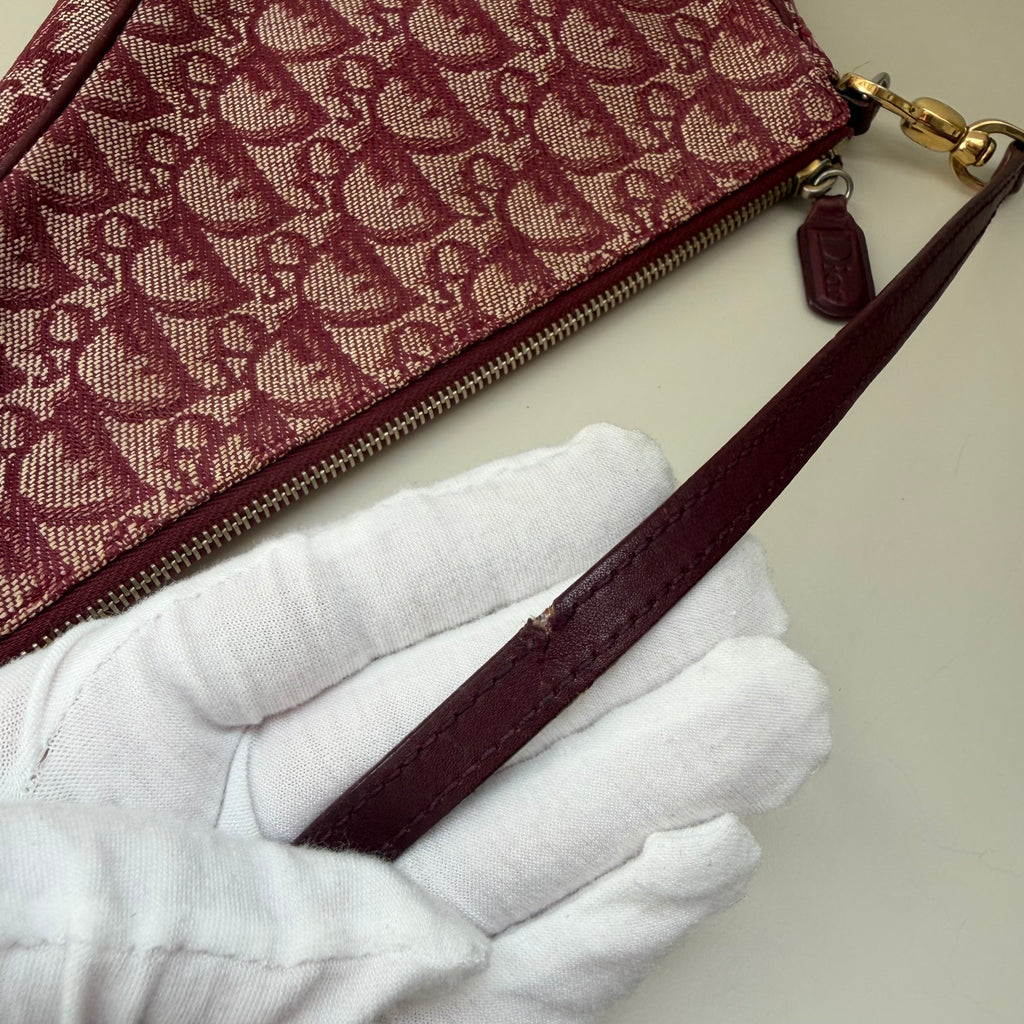 Christian Dior Trotter Mini red saddle