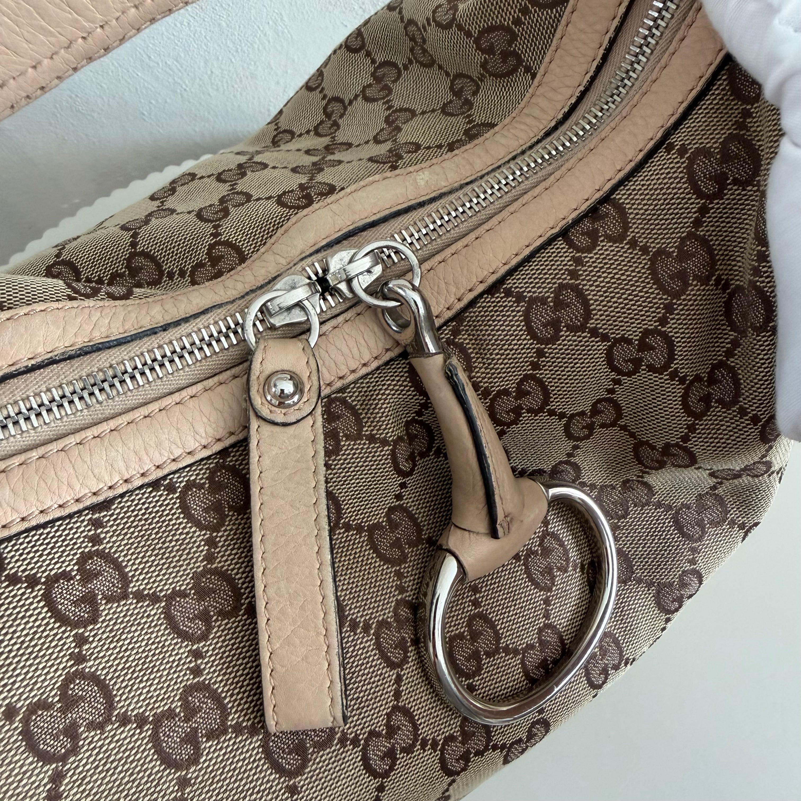 Authentieke vintage Gucci Horsebit Hobo bag