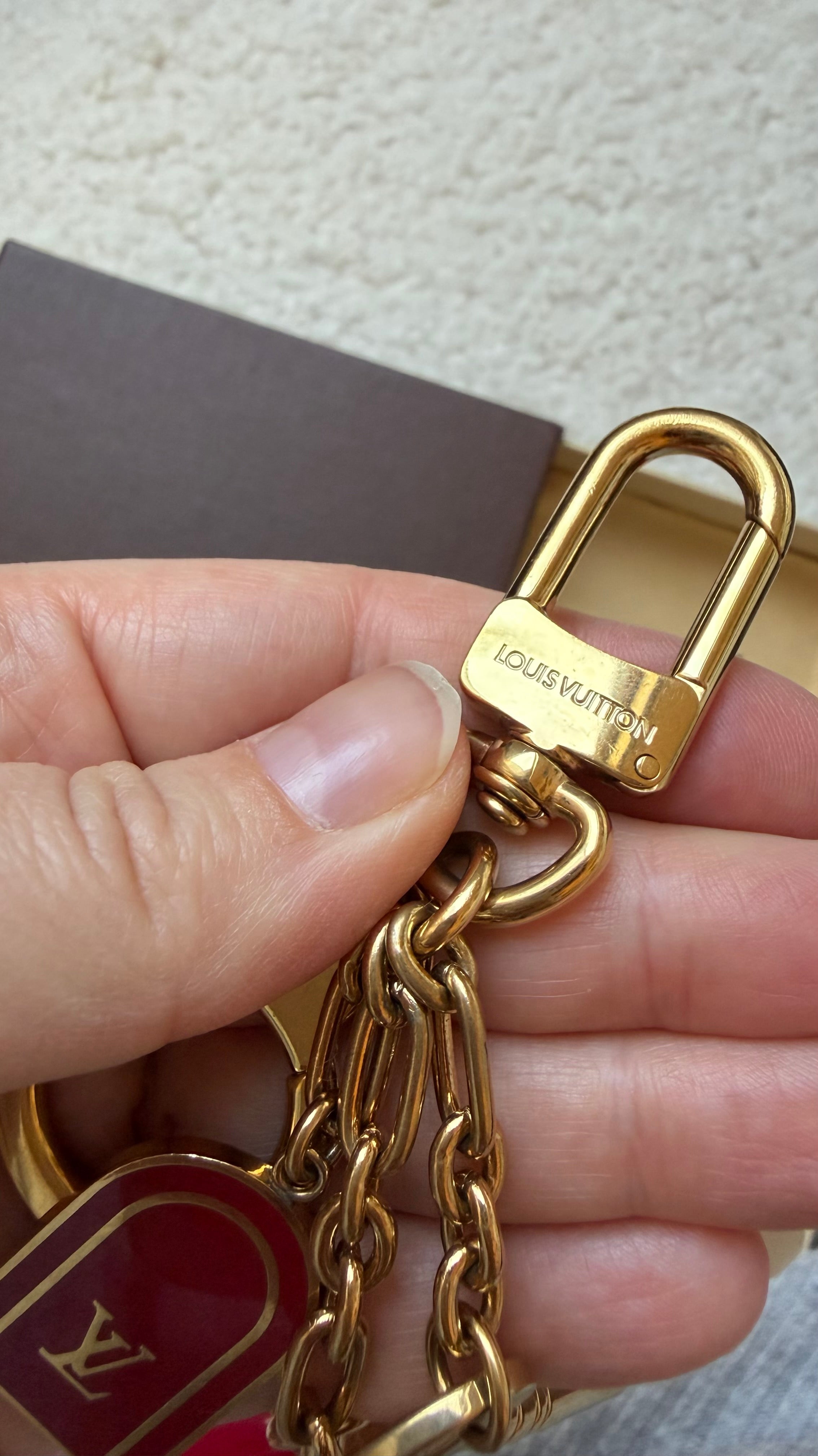 Louis Vuitton tassenbedel | Ketting