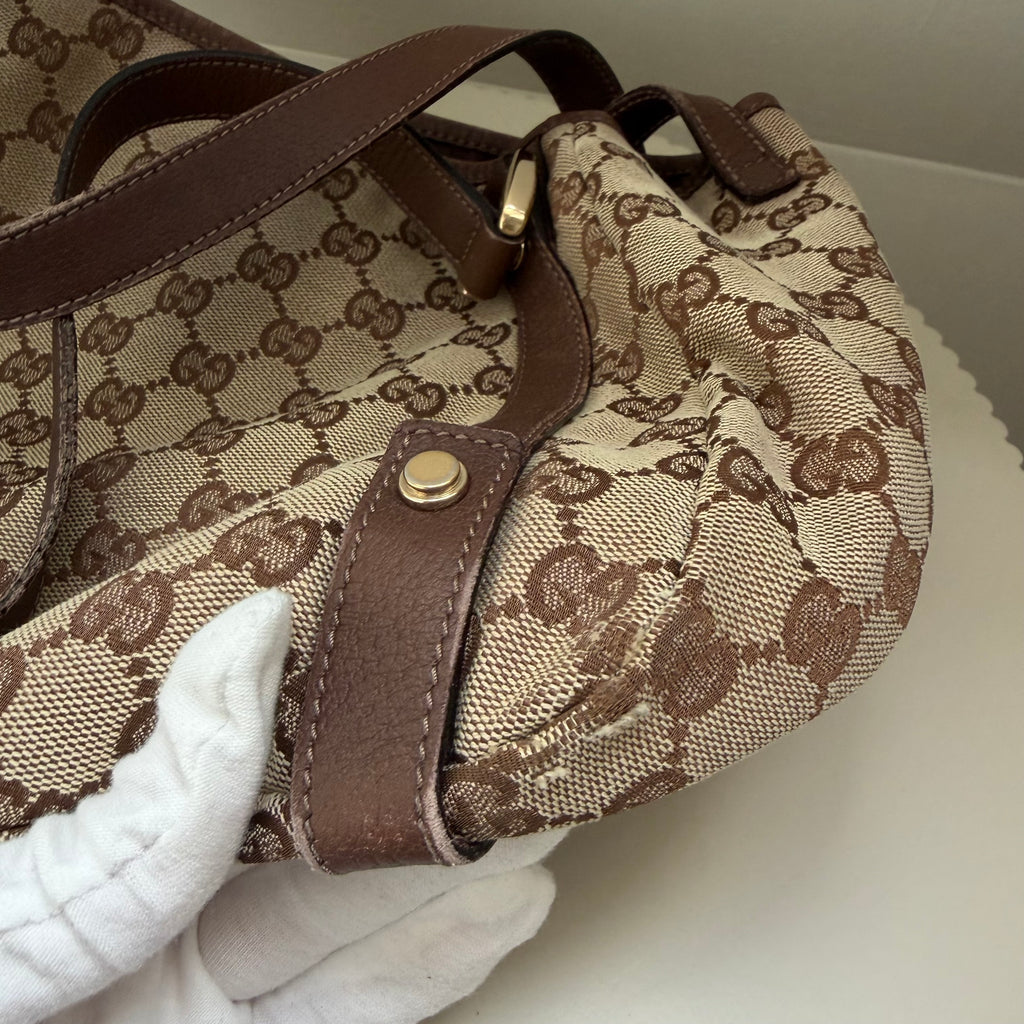 Gucci abbey tote brown