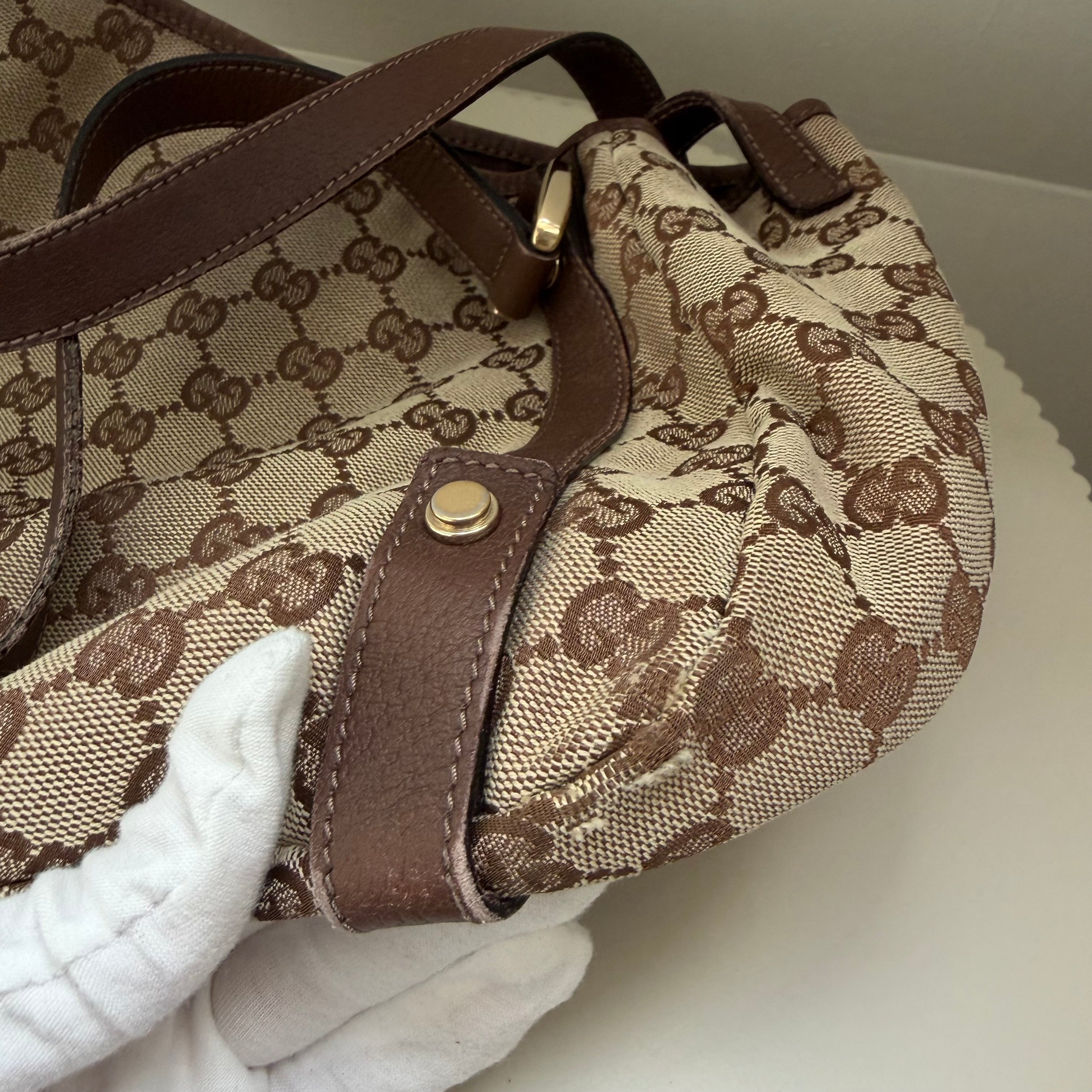 Gucci abbey tote brown
