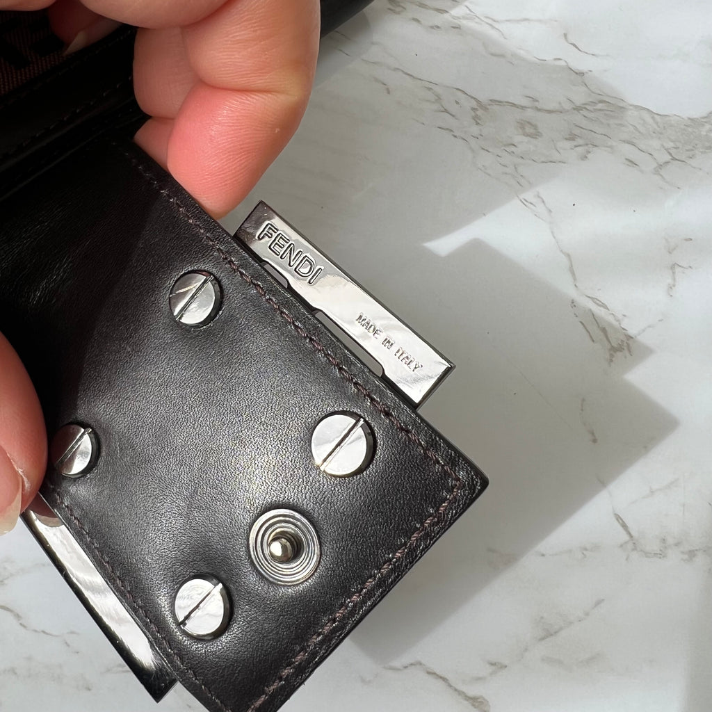 Fendi baguette FF monogram