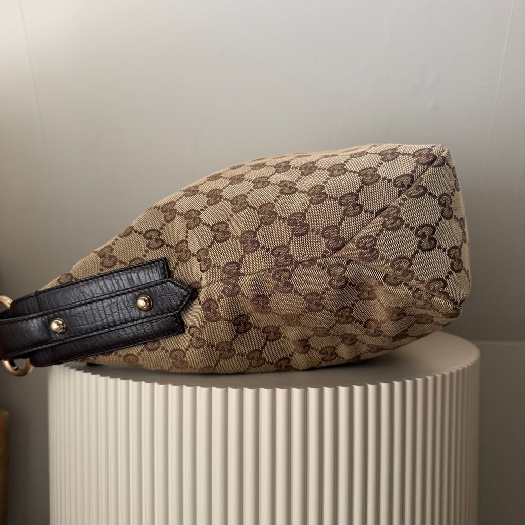 Gucci hobo horsebit heritage + original box
