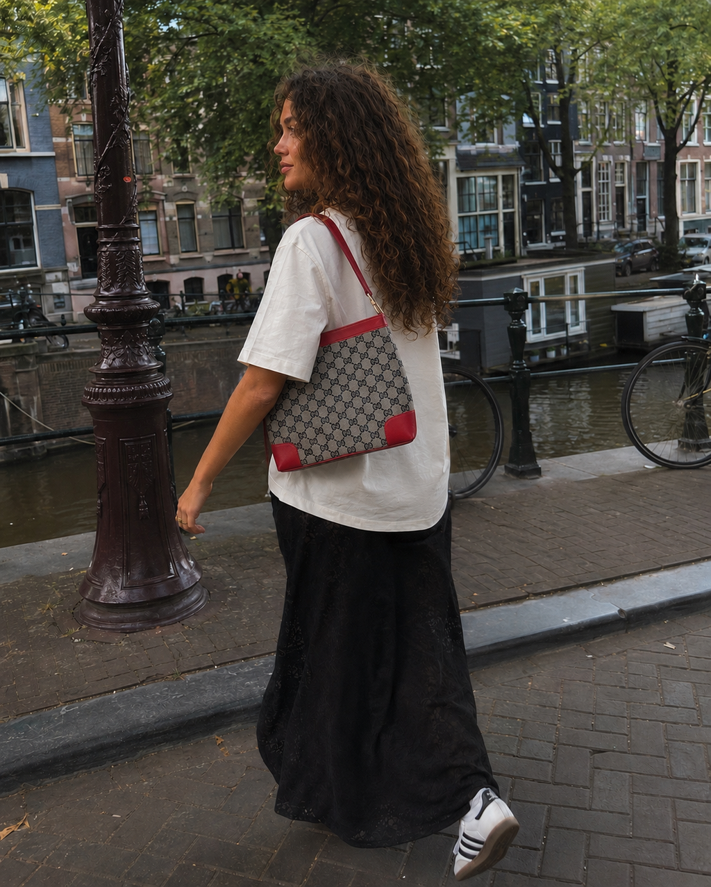 Authentieke vintage Gucci Monogram canvas bag