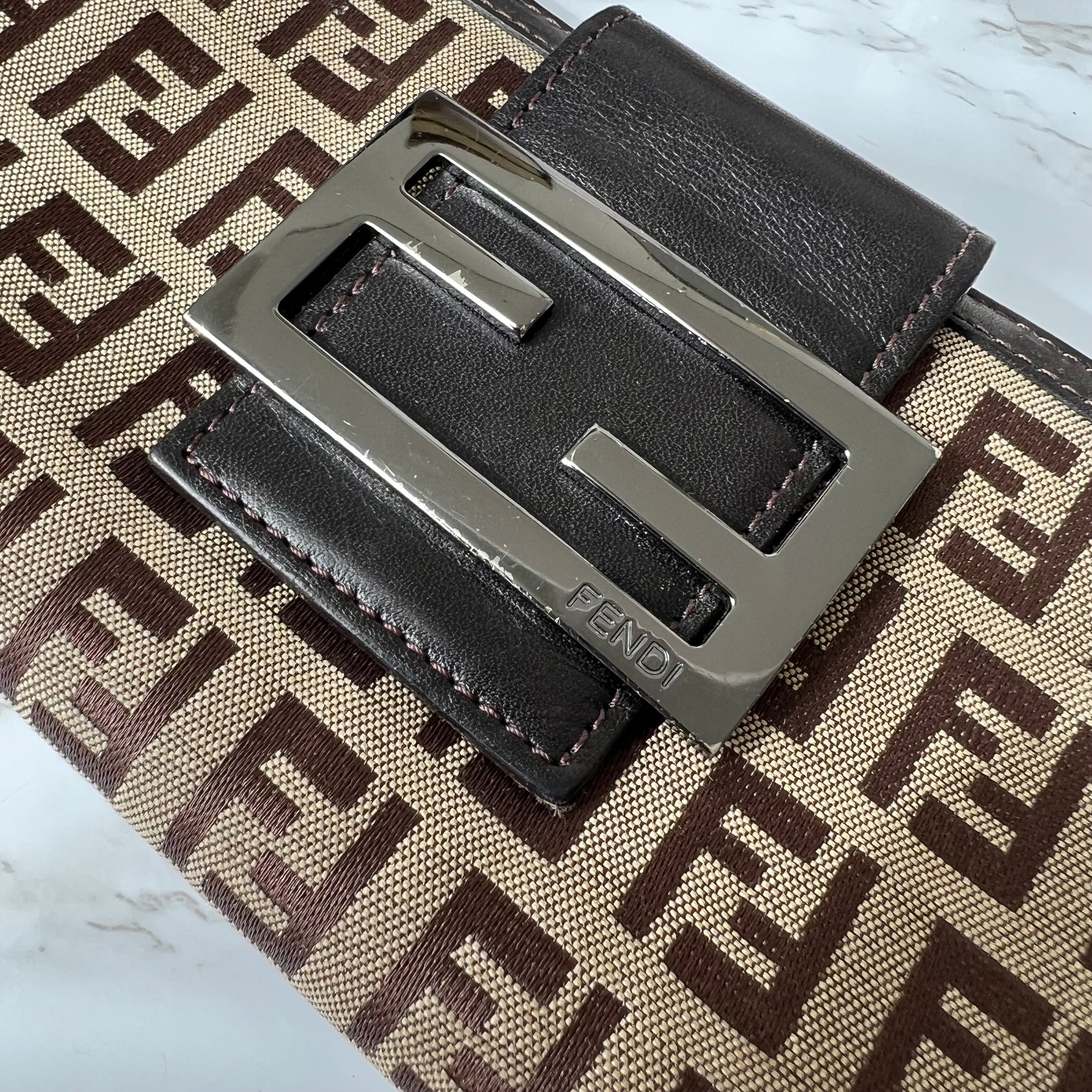 Fendi baguette FF monogram