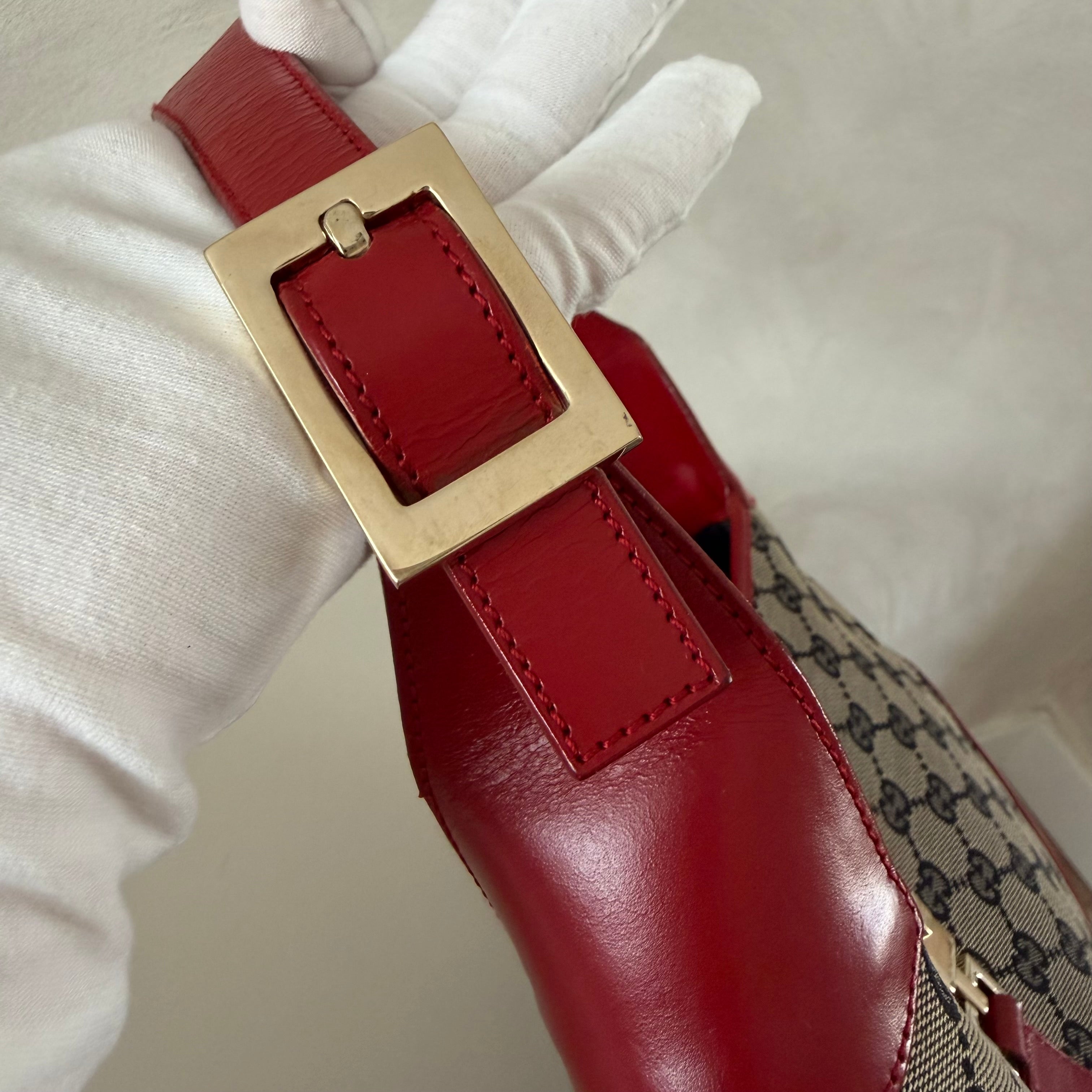 Authentieke vintage Gucci Jackie red bag