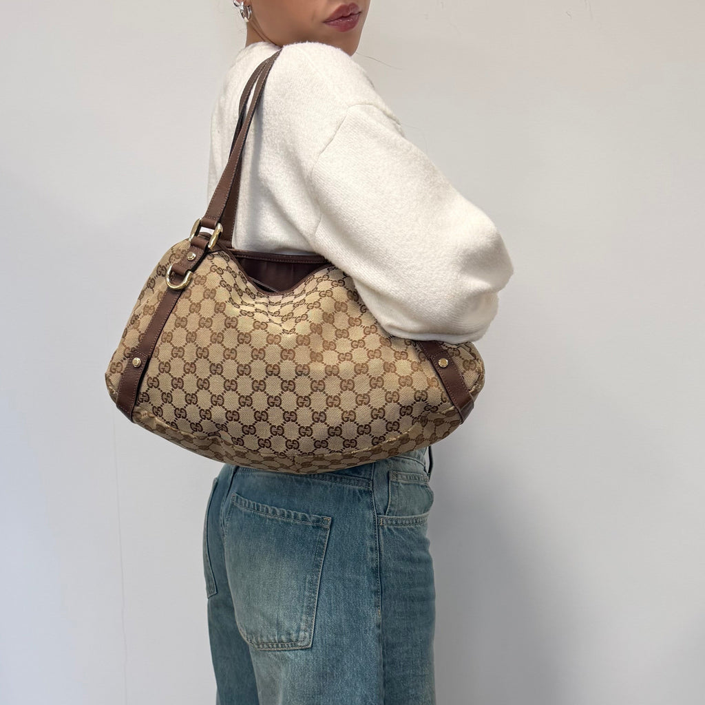 Gucci abbey tote brown