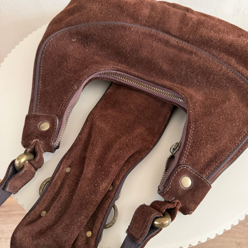 Authentieke vintage Dolce & Gabana suede bag