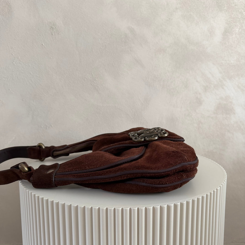Authentieke vintage Dolce & Gabana suede bag