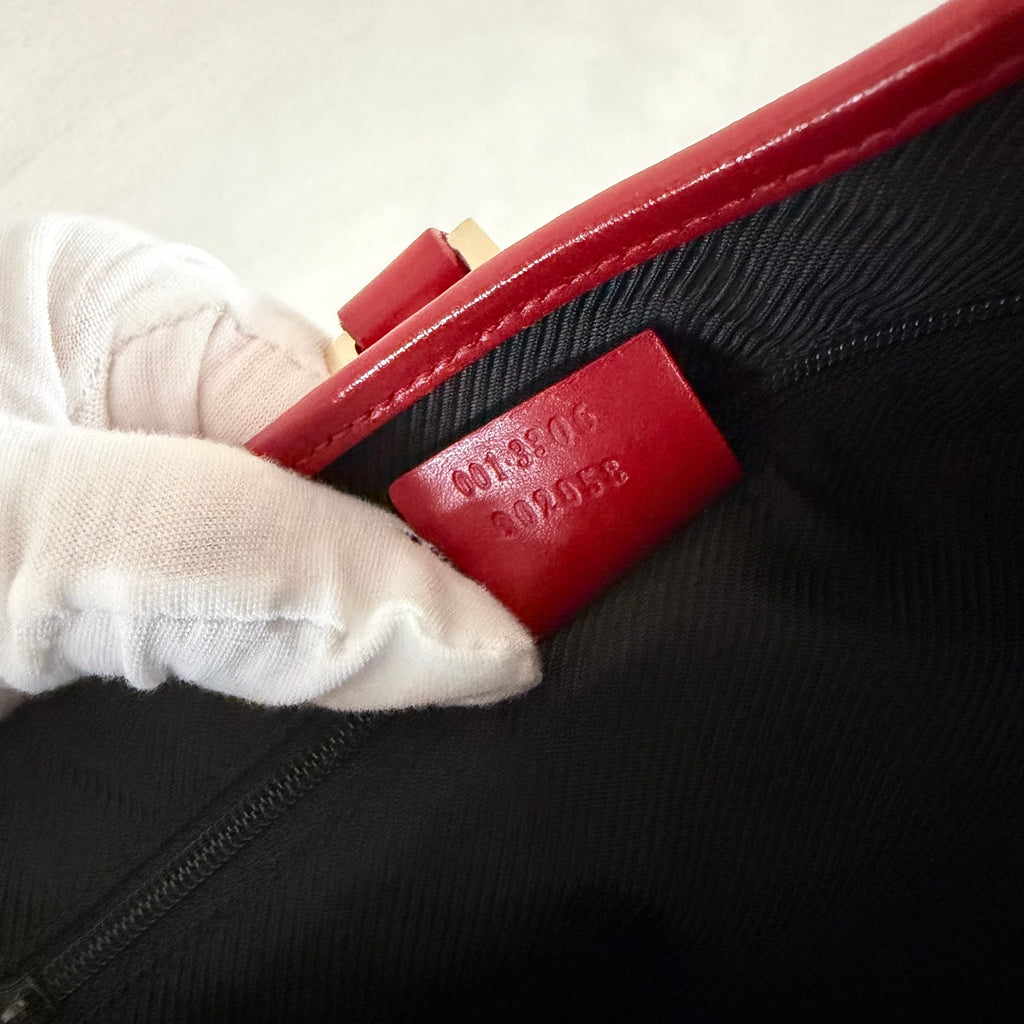 Authentieke vintage Gucci Jackie red bag