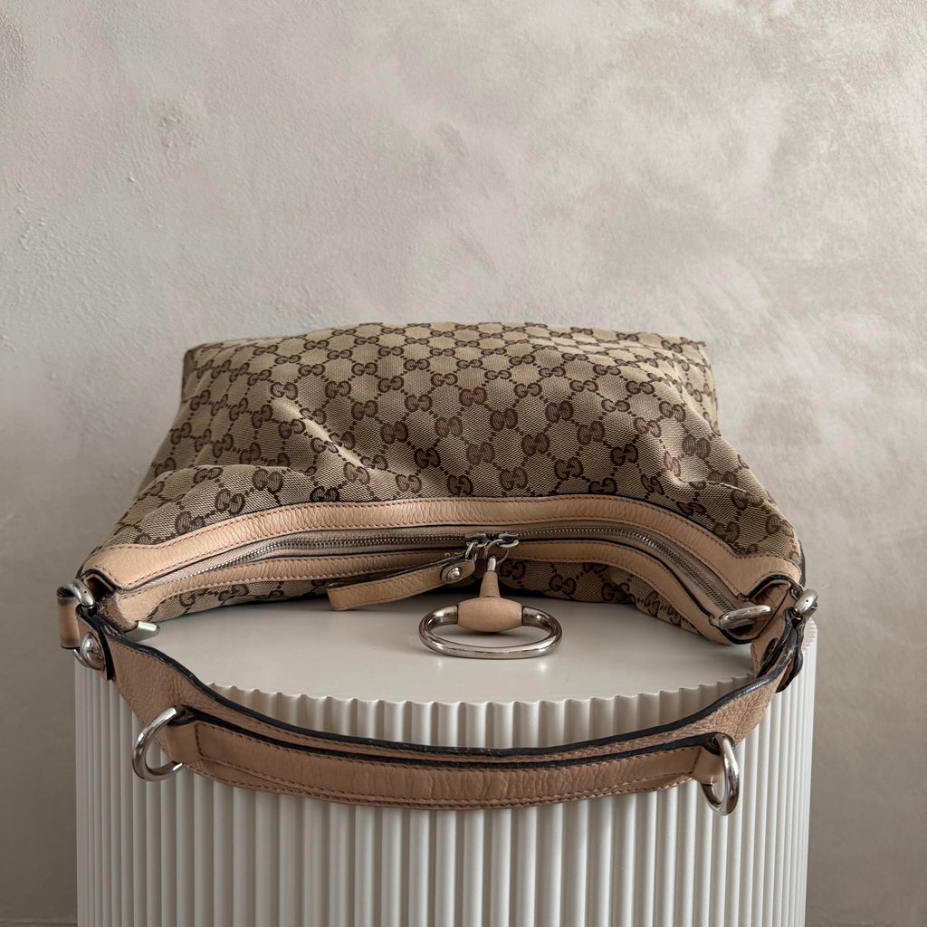 Authentieke vintage Gucci Horsebit Hobo bag