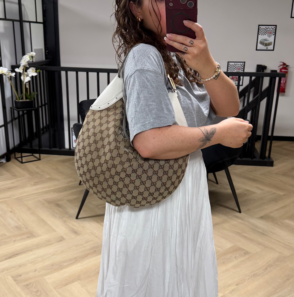 Gucci glam large hobo croissant