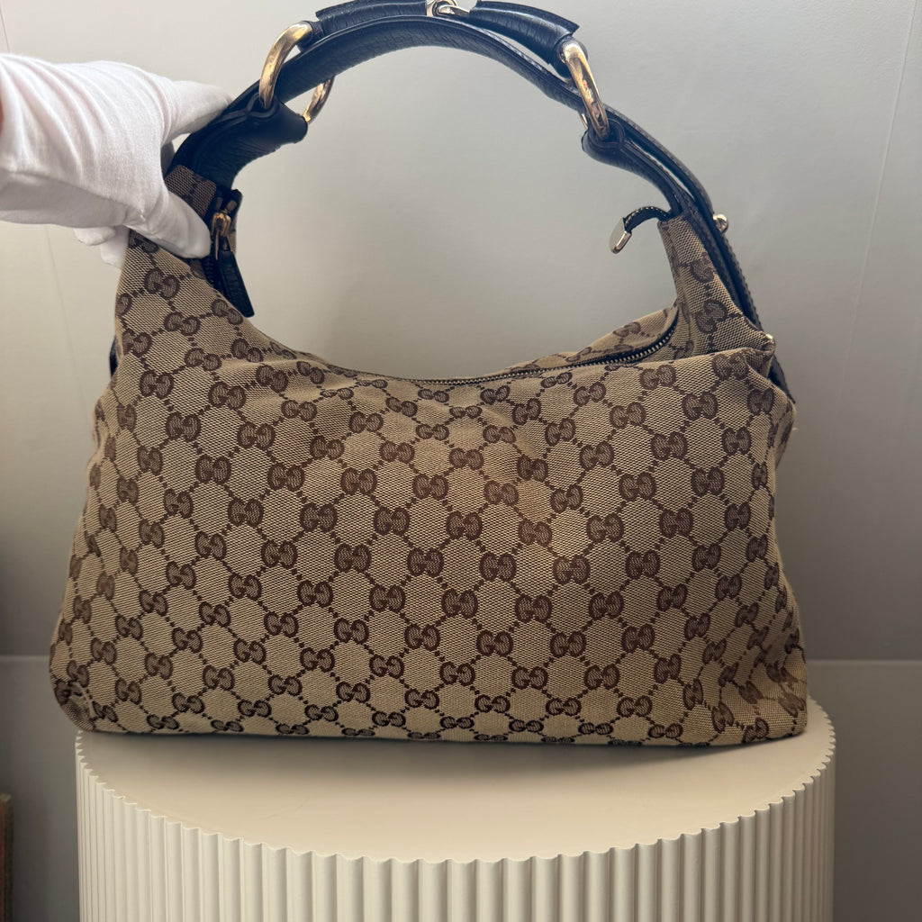 Gucci hobo horsebit heritage + original box