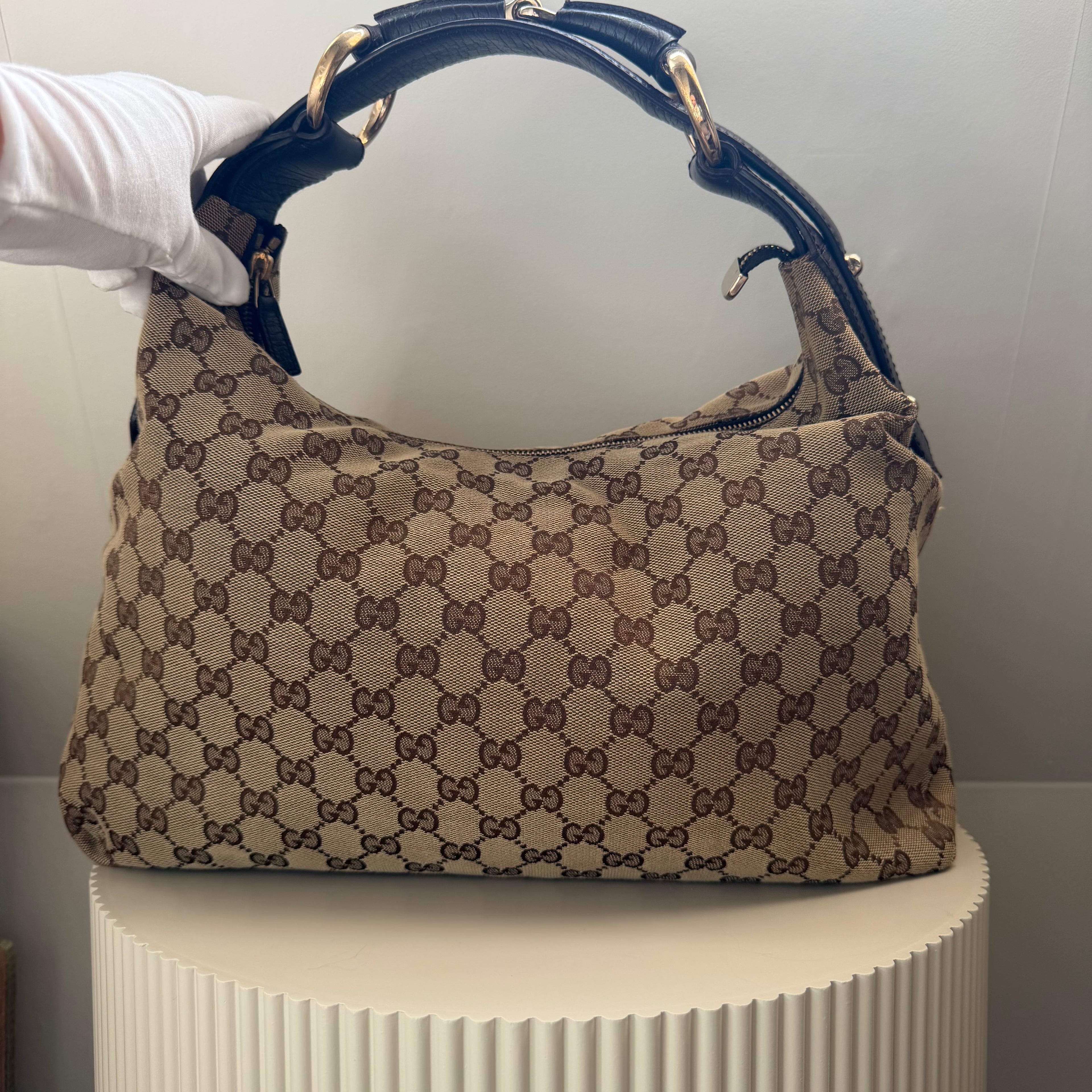 Gucci hobo horsebit heritage + original box