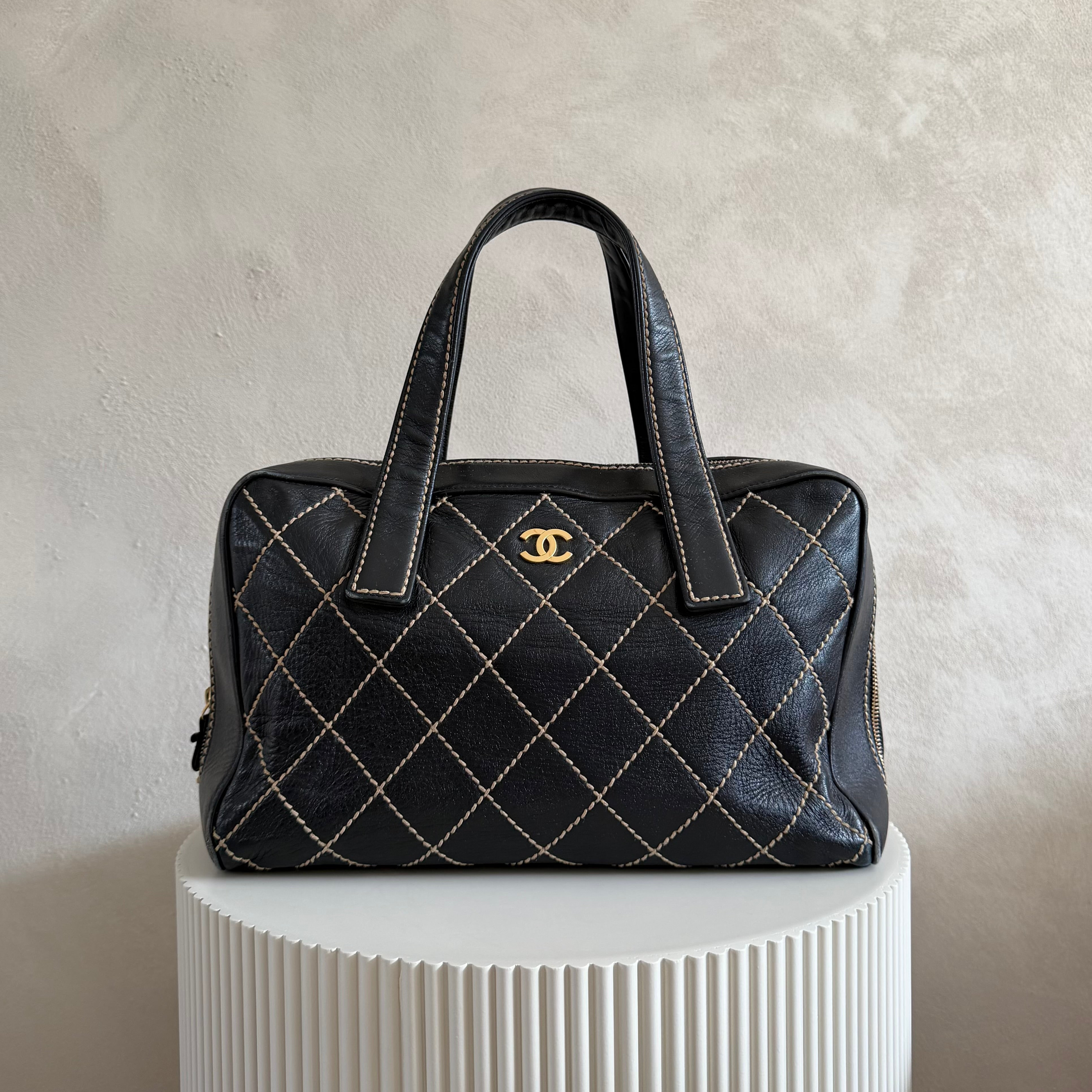 Authentieke vintage Chanel wild stitch bag