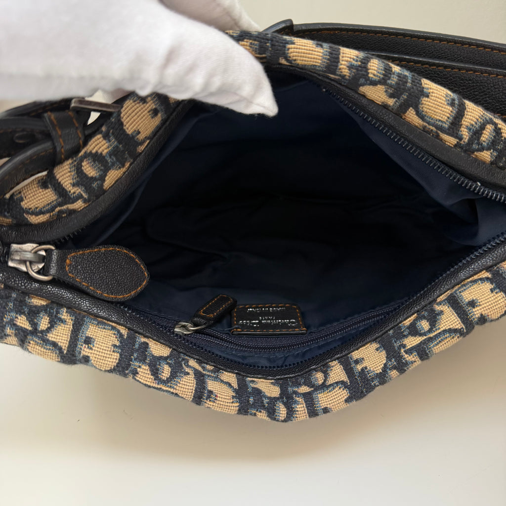 Christian Dior blue saddle jaguar