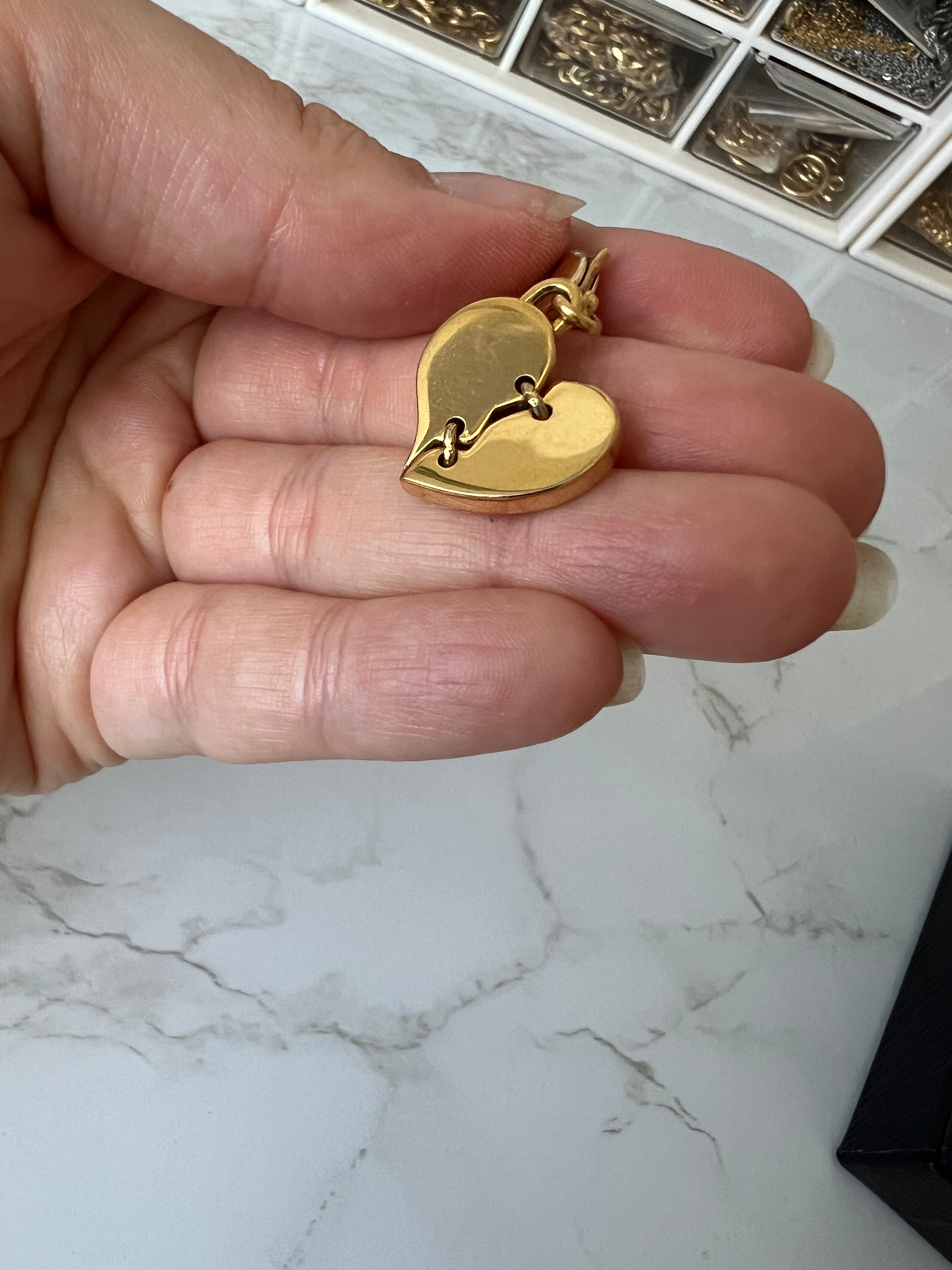 Prada gebroken hart bedel | Ketting
