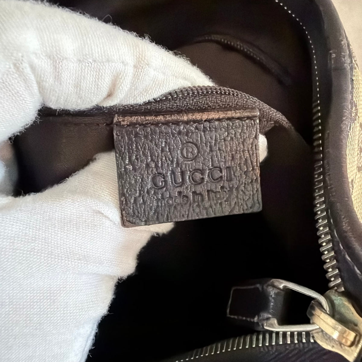 Authentieke vintage Gucci Abbey D-Ring Hobo Bag small