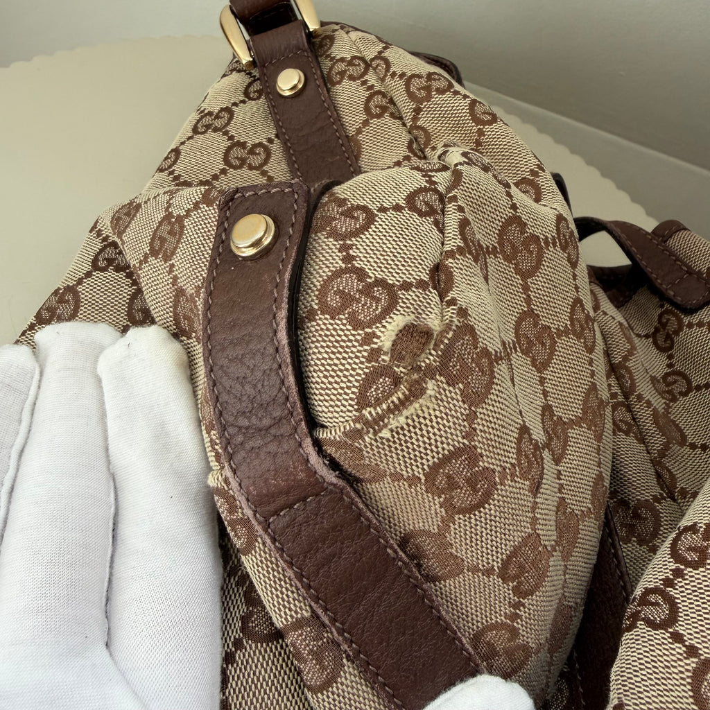 Gucci abbey tote brown