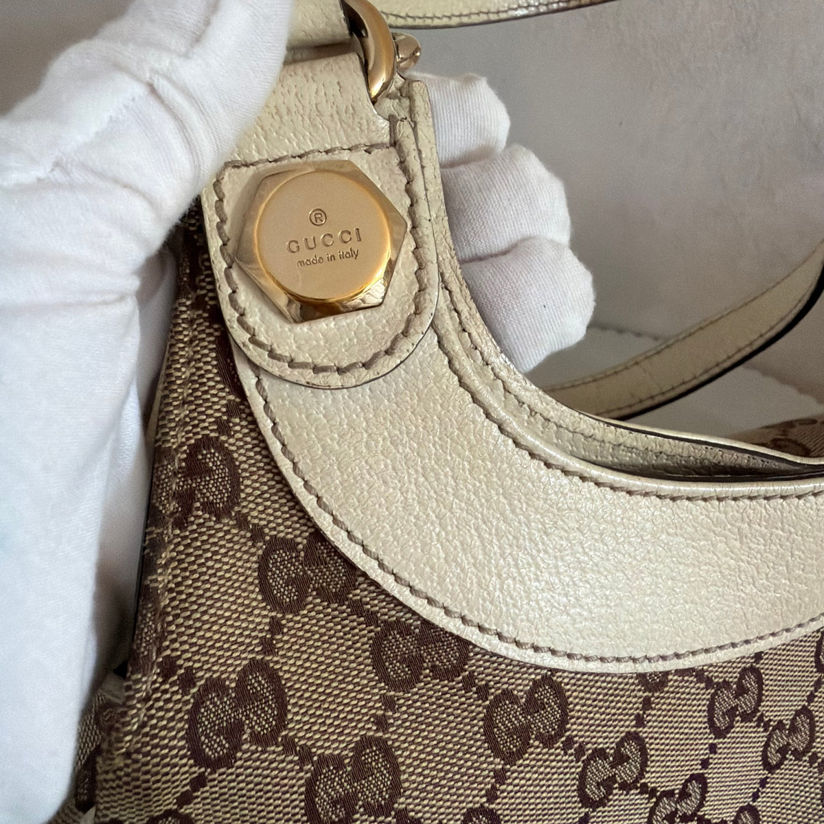Authentieke vintage Gucci Abbey Hobo Charmy bag