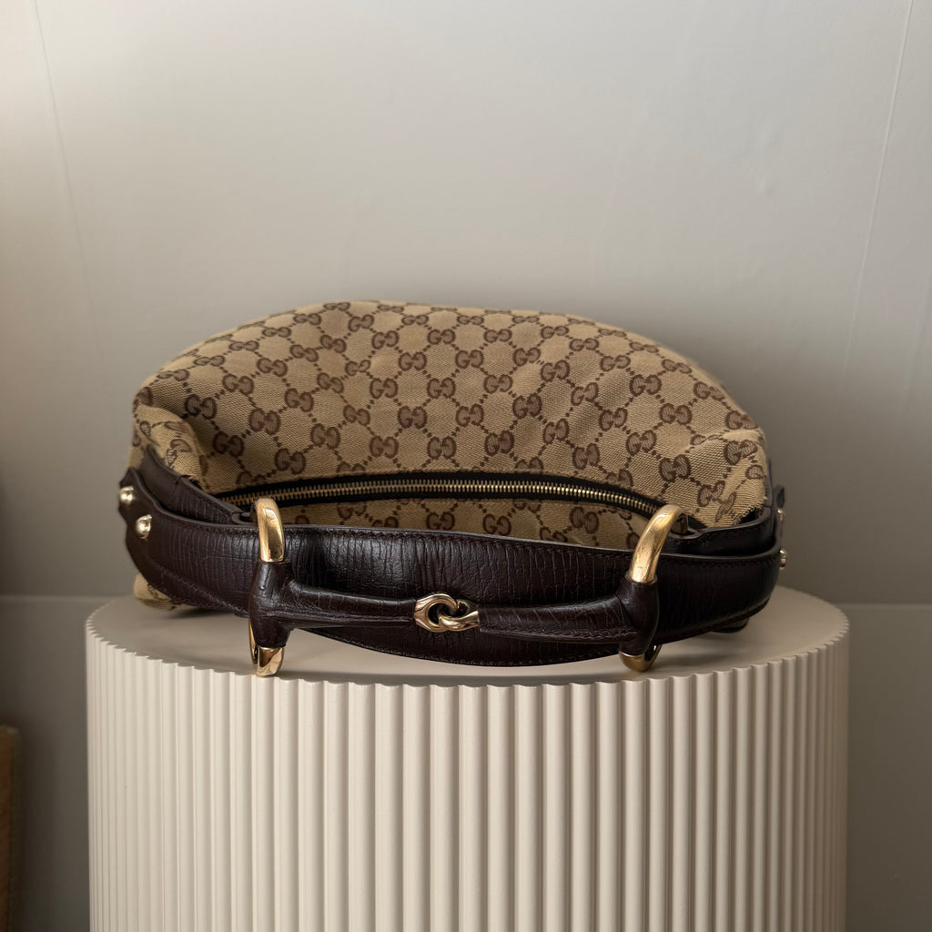Gucci hobo horsebit heritage + original box