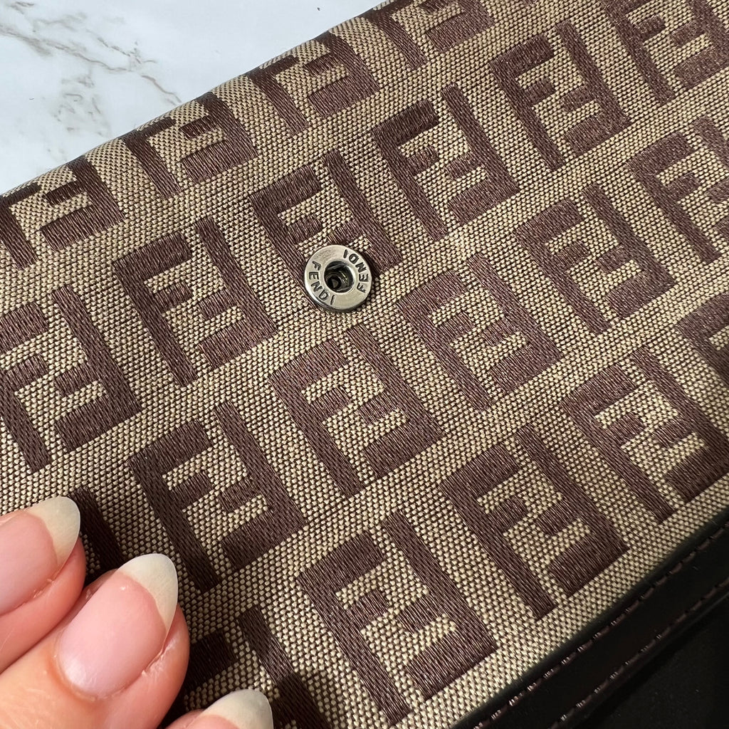 Fendi baguette FF monogram
