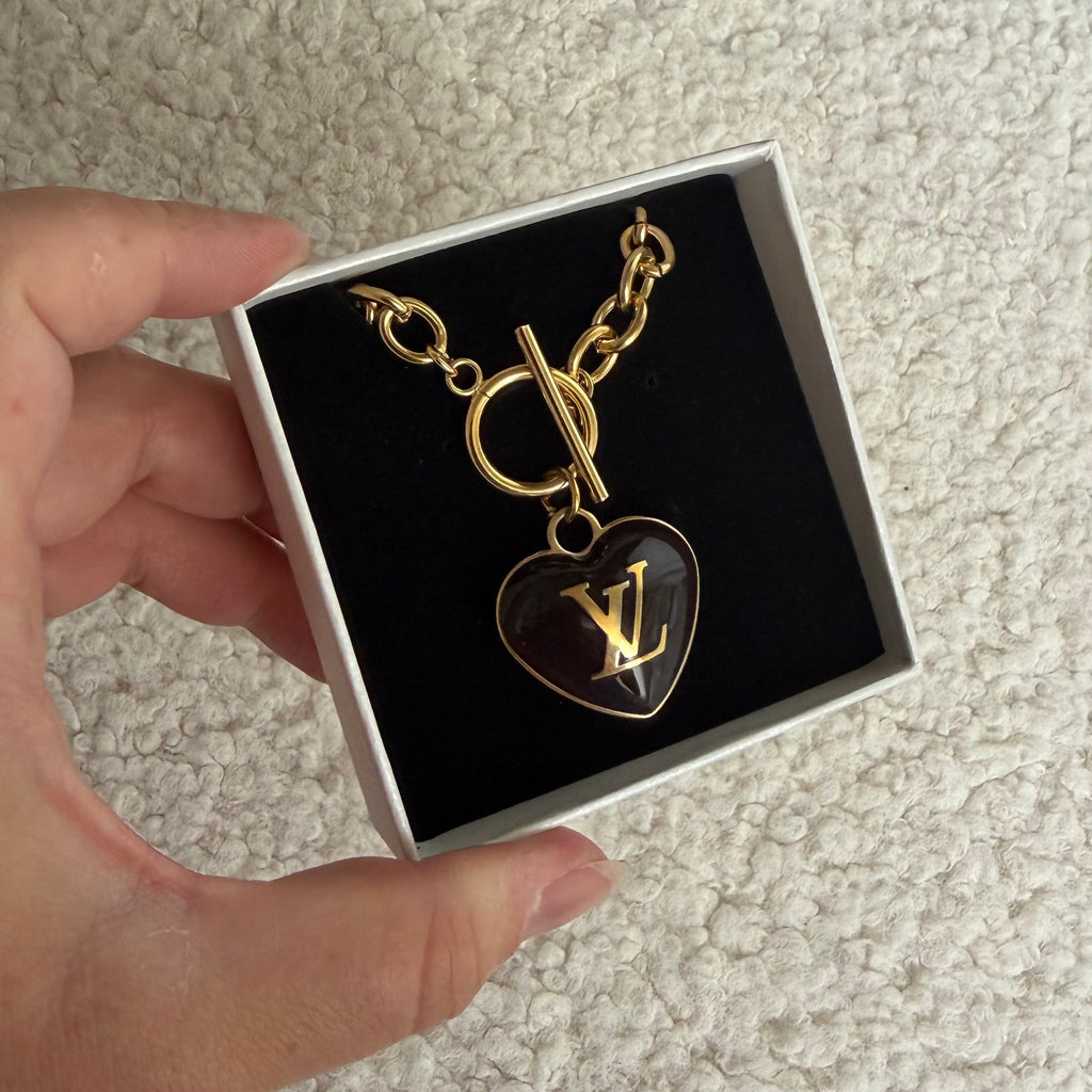 Vintage Louis Vuitton sleutelhanger bedel | Ketting