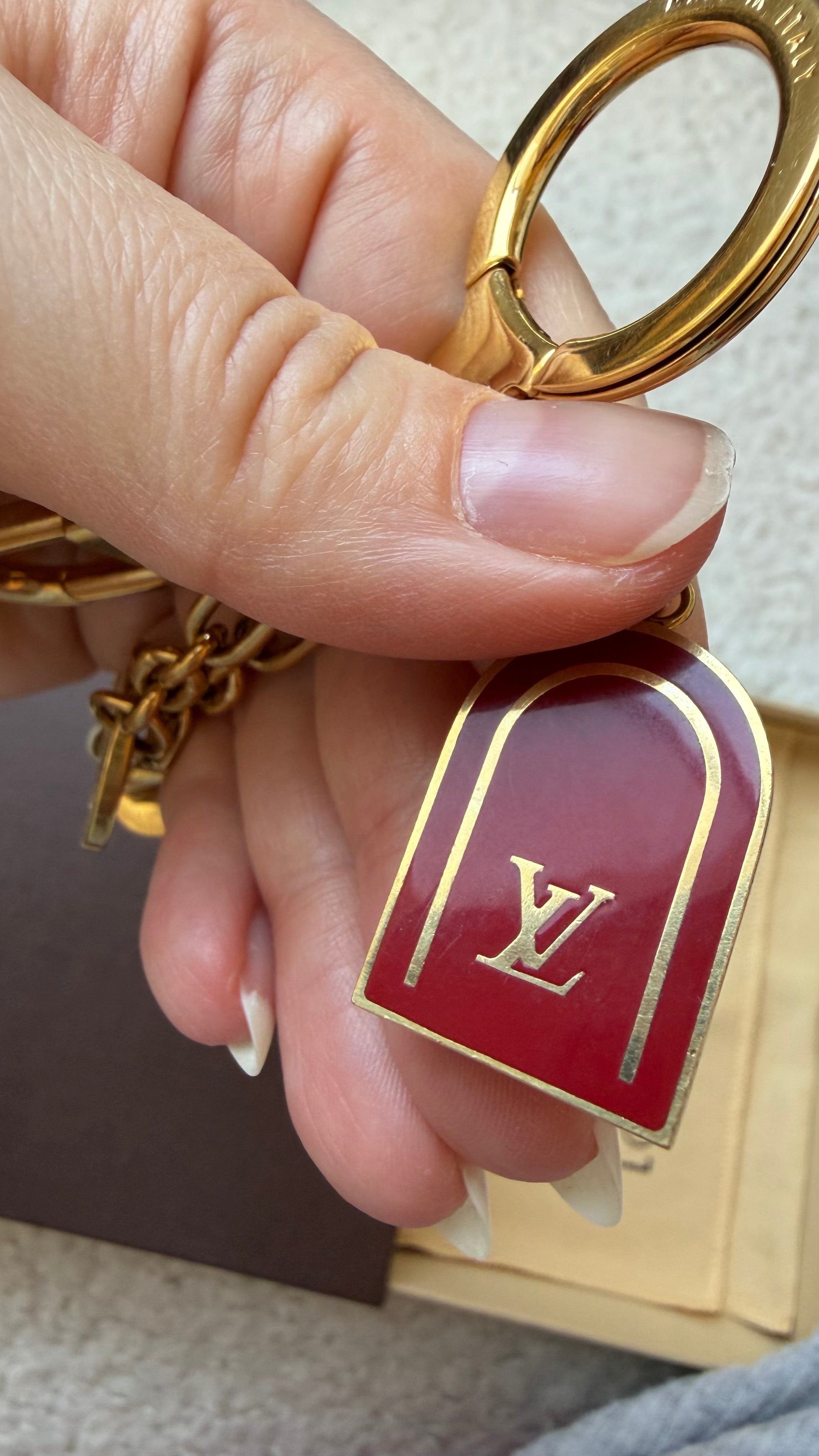 Louis Vuitton tassenbedel | Ketting