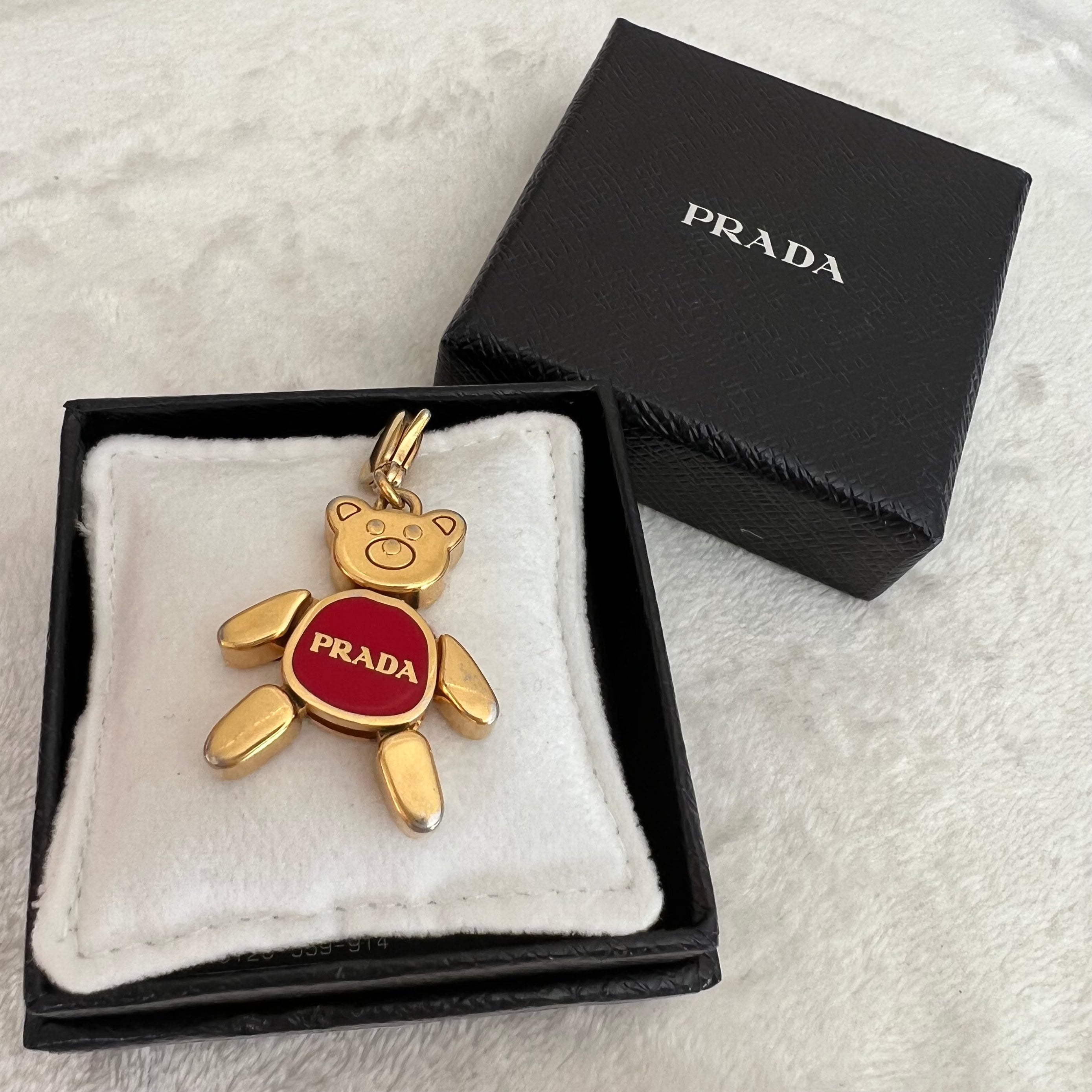 Prada teddybeer tassenbedel | Ketting