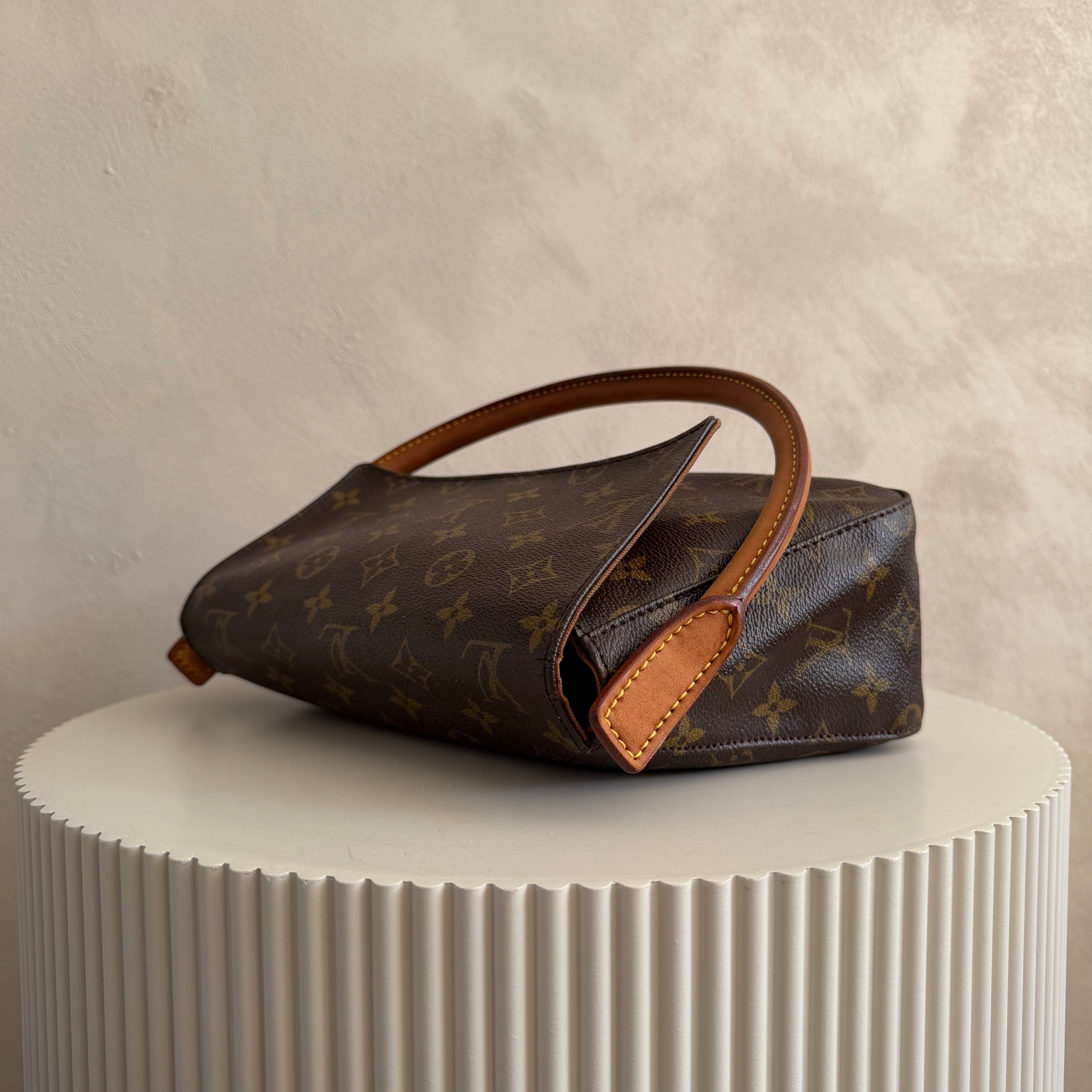 Authentieke vintage Louis Vuitton mini looping bag
