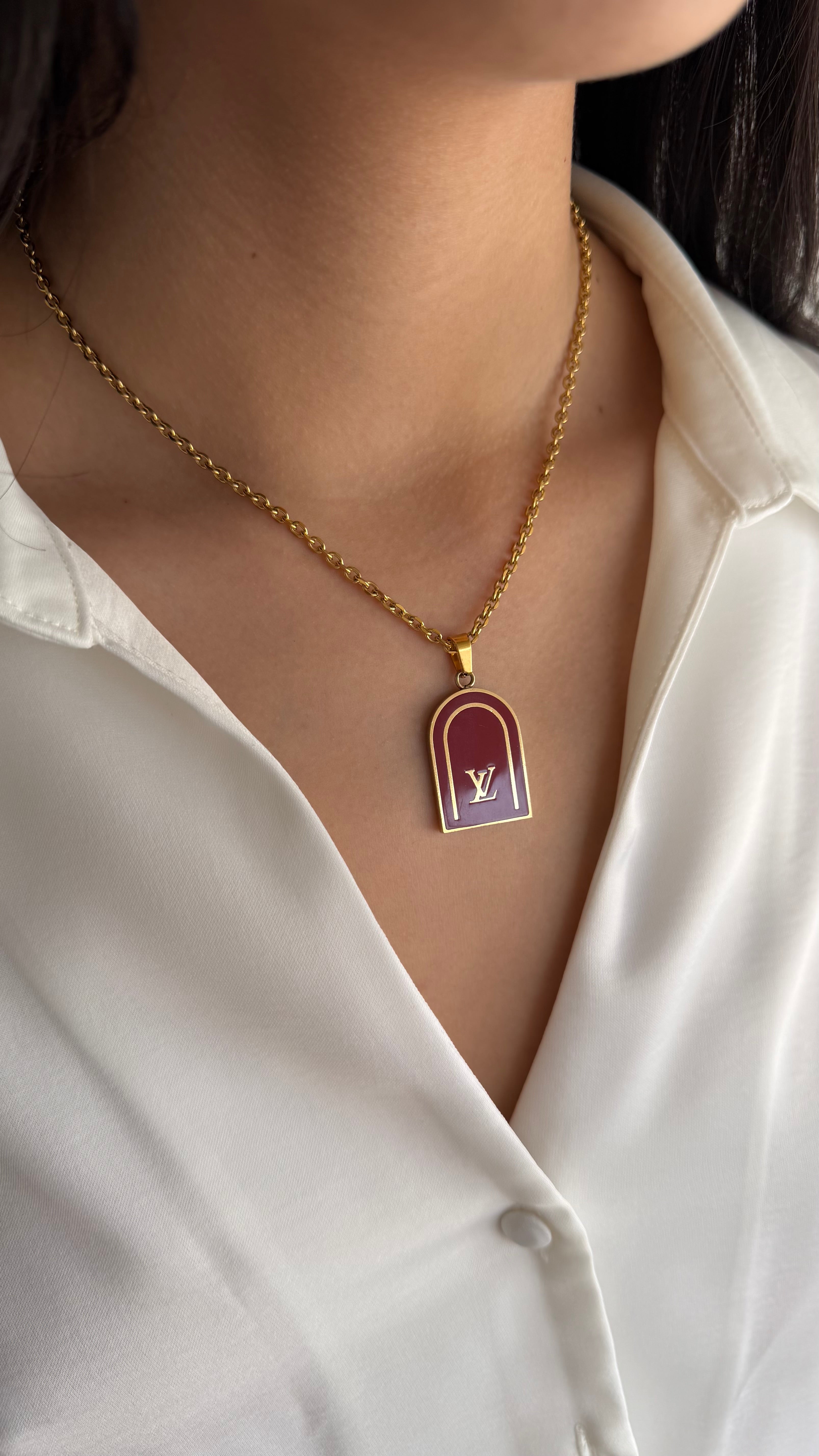 Louis Vuitton tassenbedel | Ketting