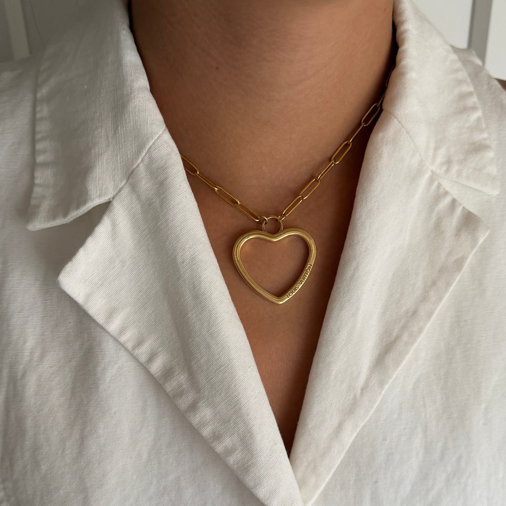 Vintage Louis Vuitton sleutelhanger bedel | Ketting
