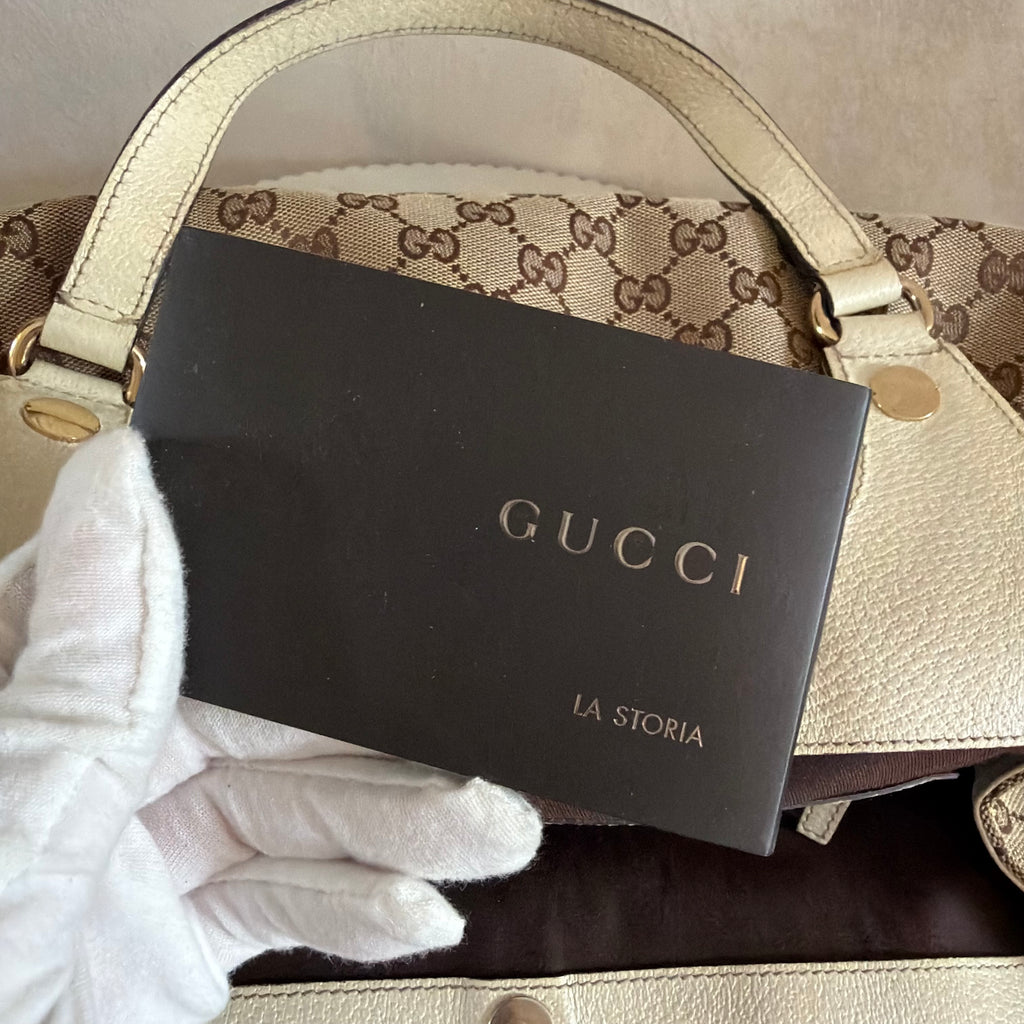 Authentieke vintage Gucci Abbey Hobo Charmy bag