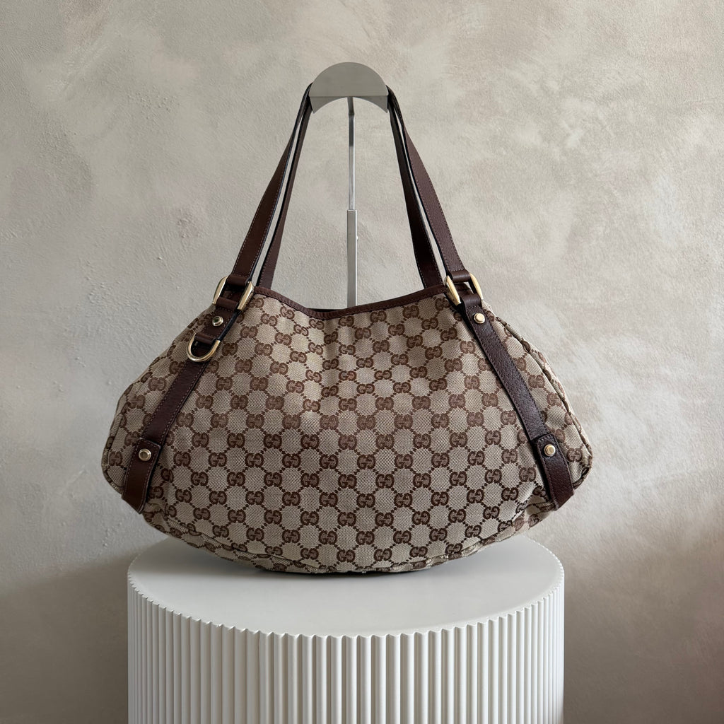 Gucci abbey tote brown