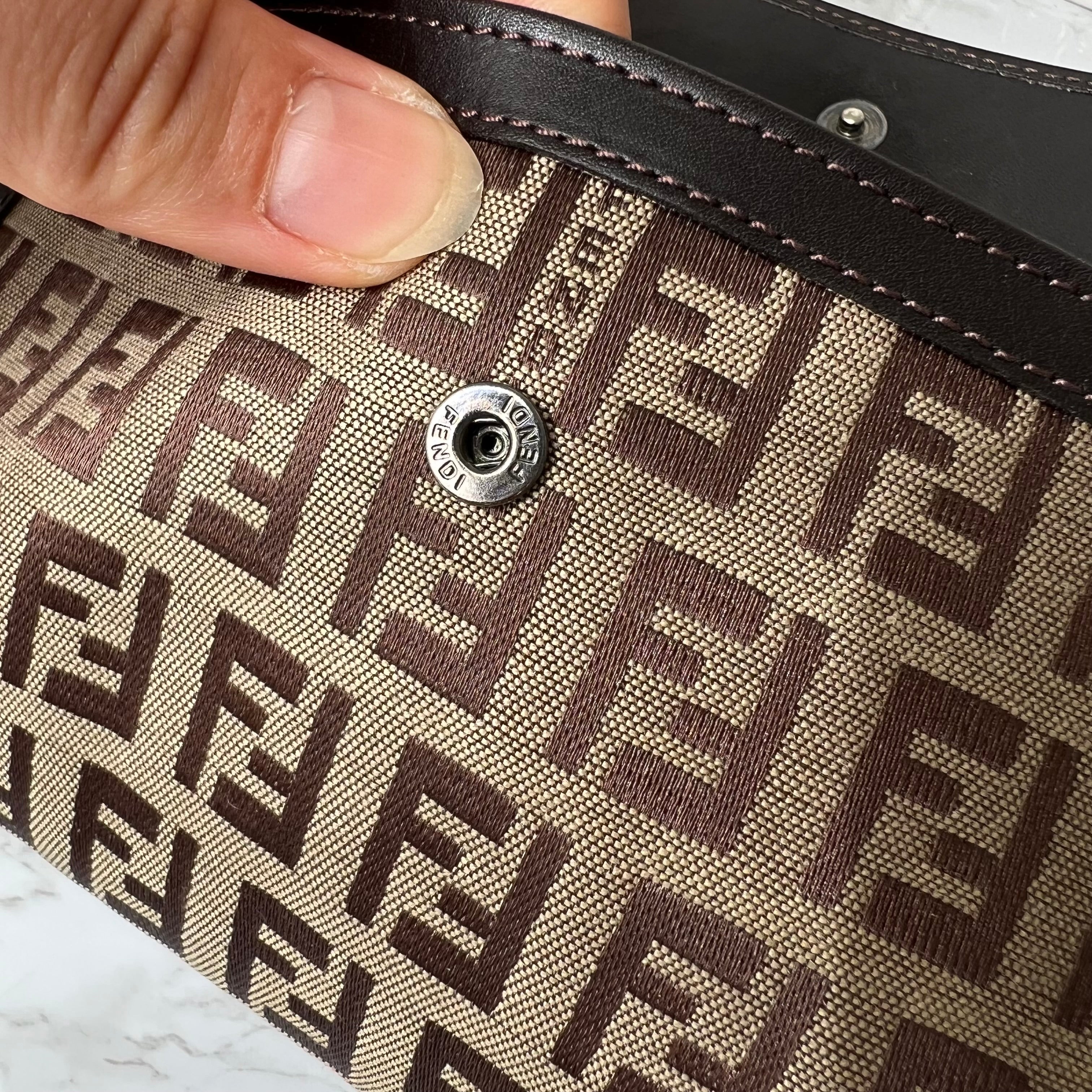 Fendi baguette FF monogram