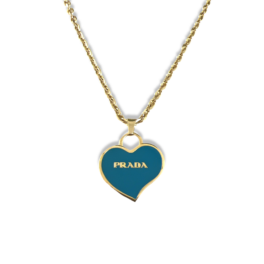Prada hartjes bedel | Ketting