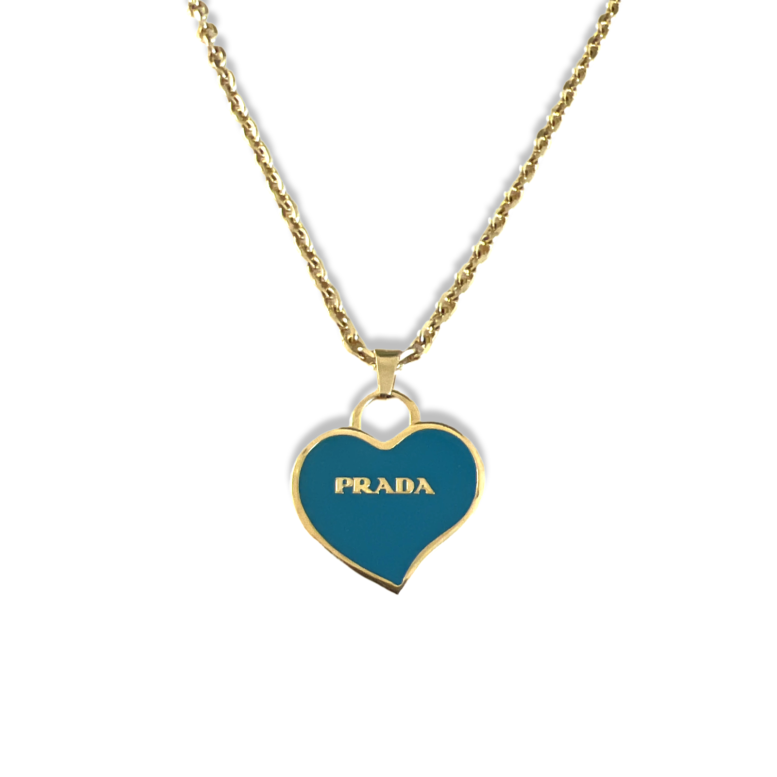 Prada hartjes bedel | Ketting