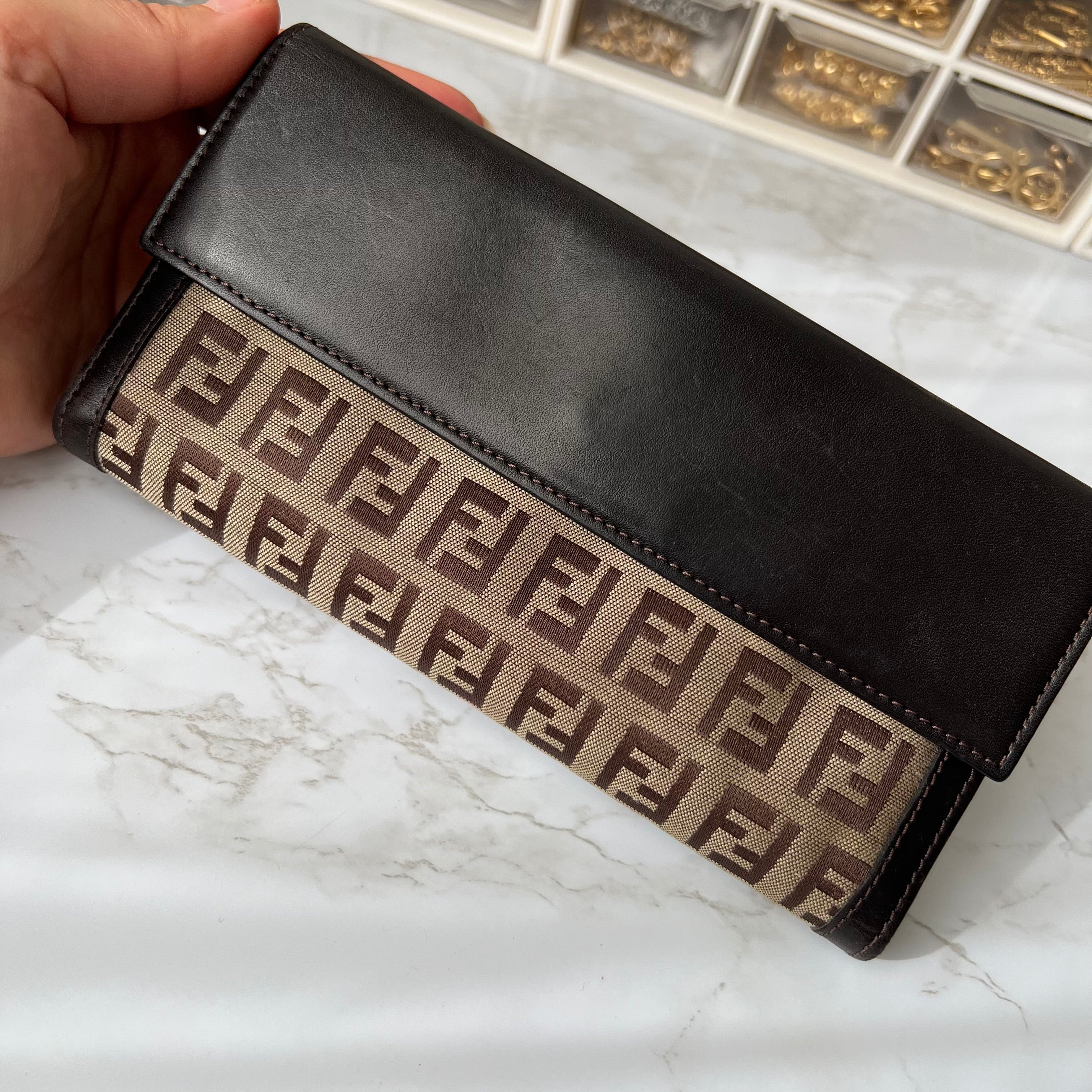 Fendi baguette FF monogram