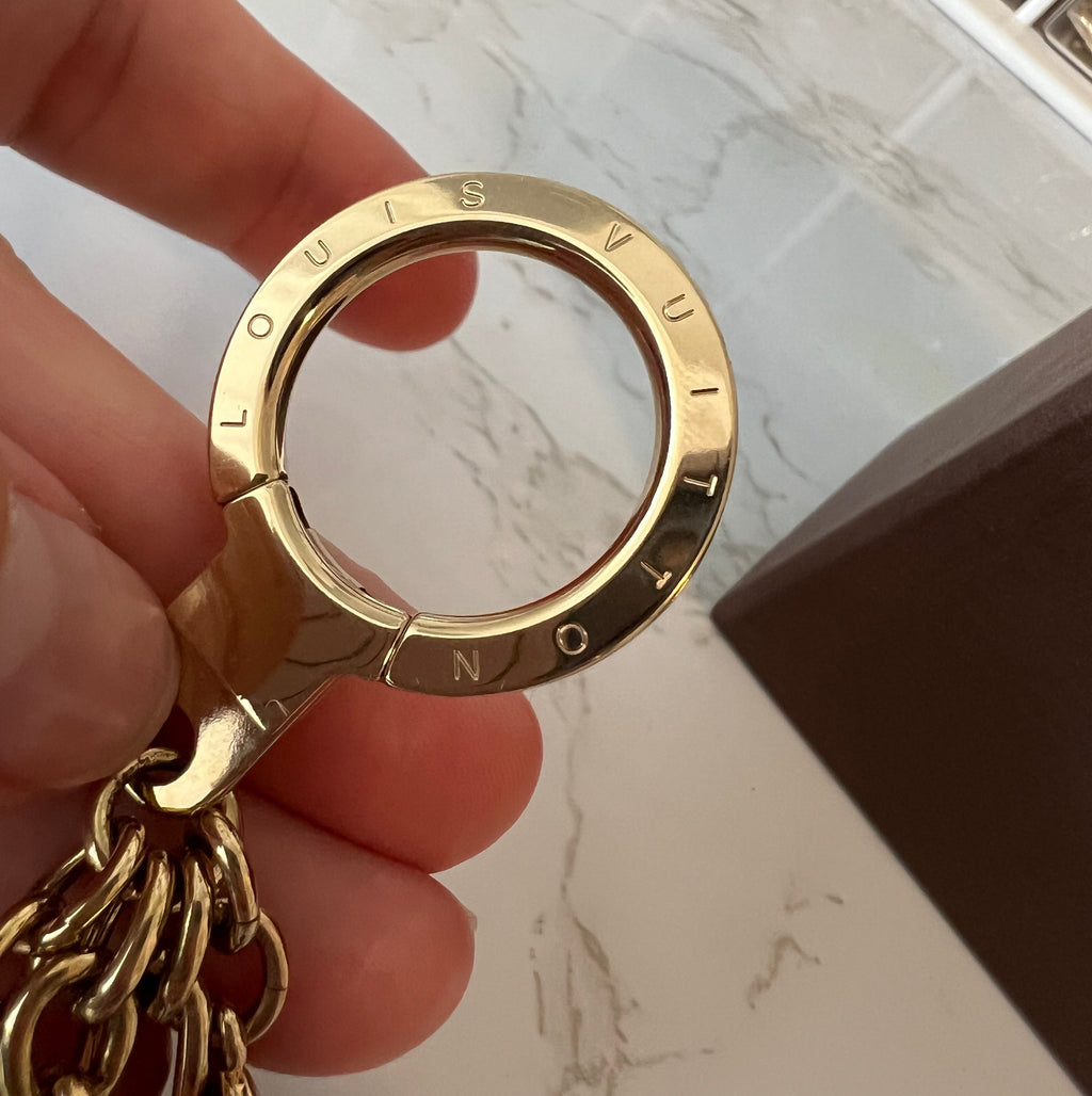 Louis Vuitton sleutelhanger bedel| ketting