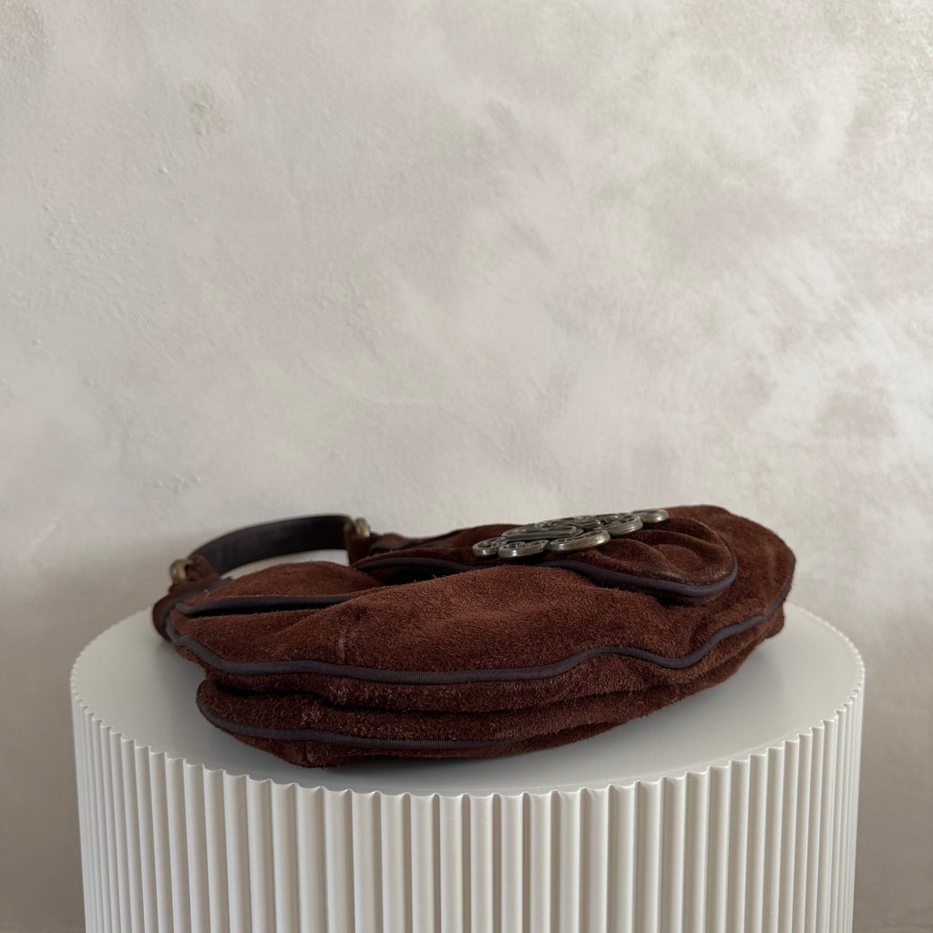 Authentieke vintage Dolce & Gabana suede bag