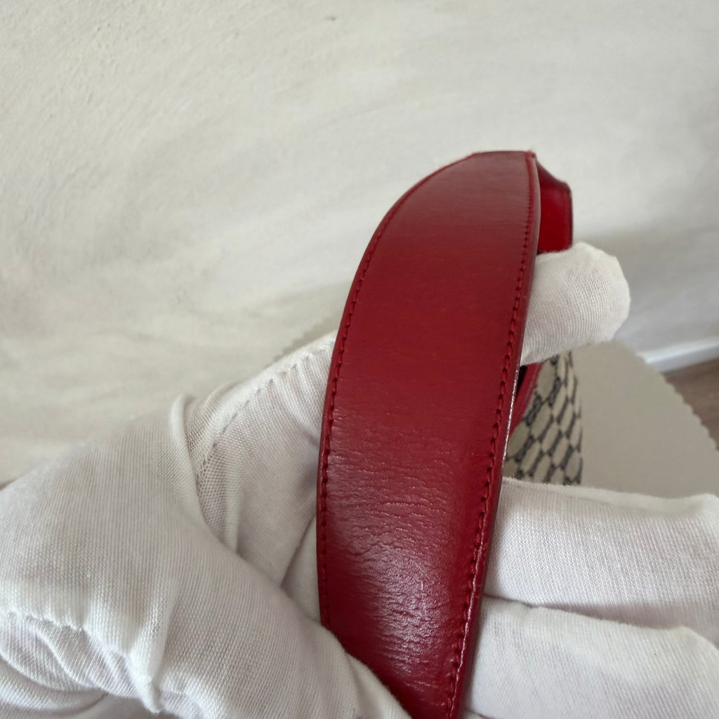 Authentieke vintage Gucci Jackie red bag