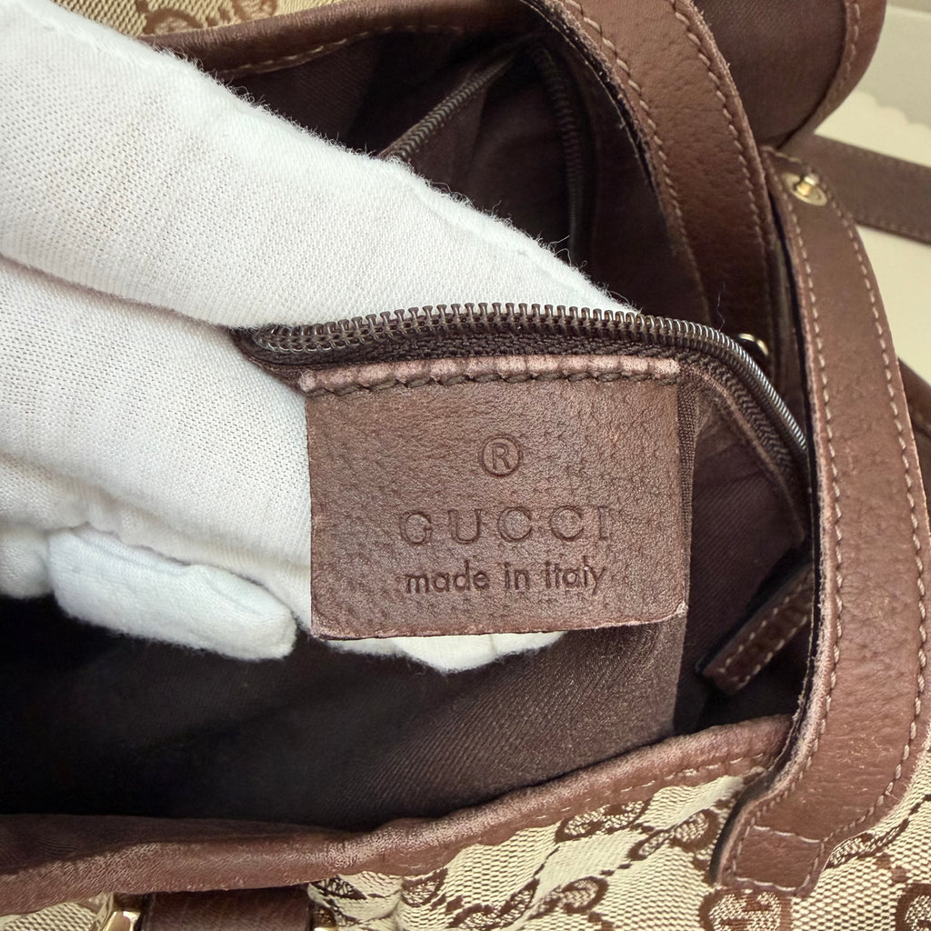 Gucci abbey tote brown