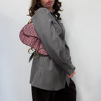 Christian Dior bordeaux double saddle