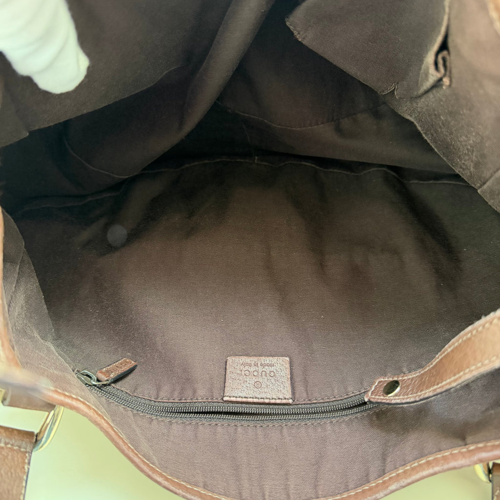 Gucci abbey tote brown