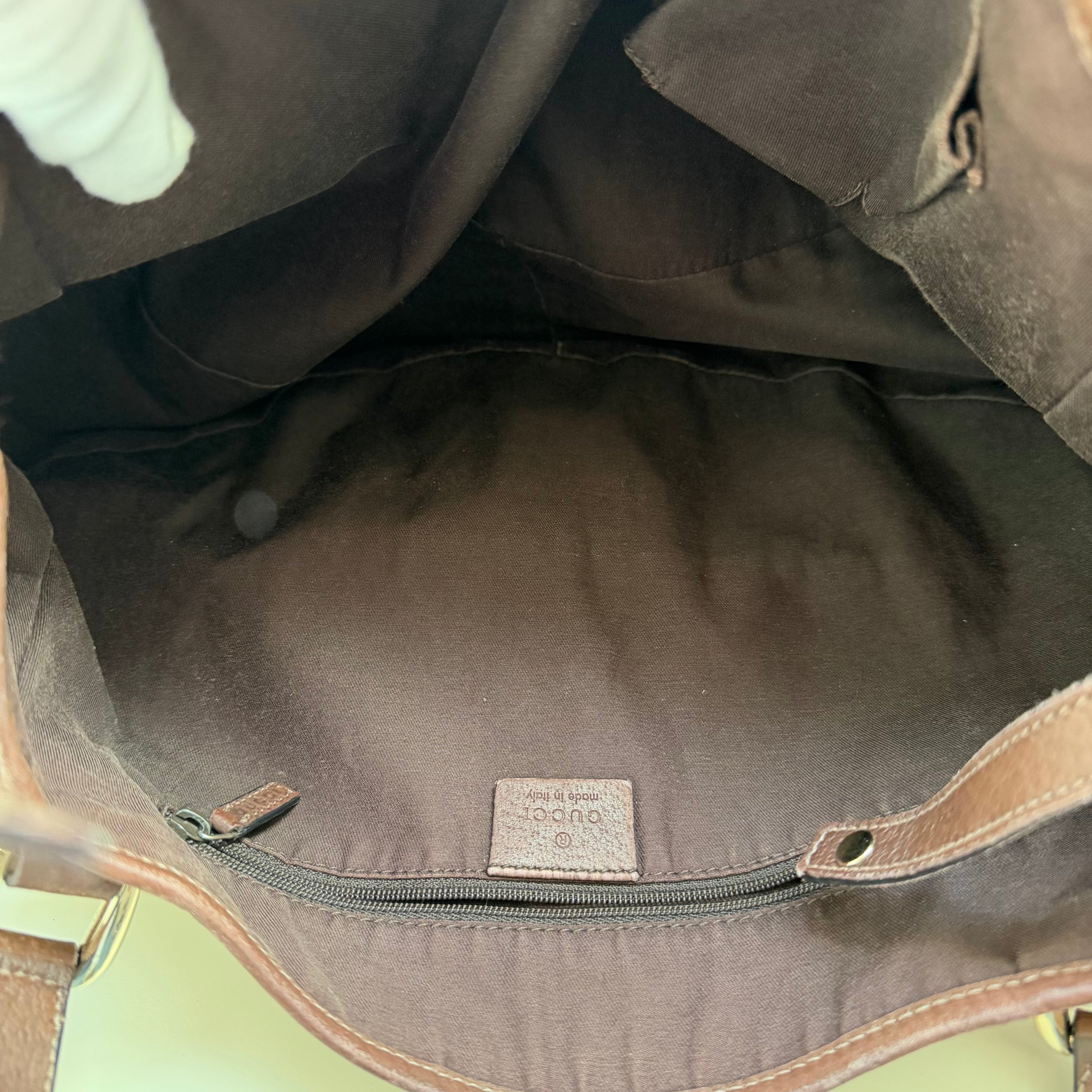 Gucci abbey tote brown