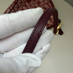 Christian Dior Trotter Mini red saddle