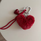 Fluffy hart tassenbedel