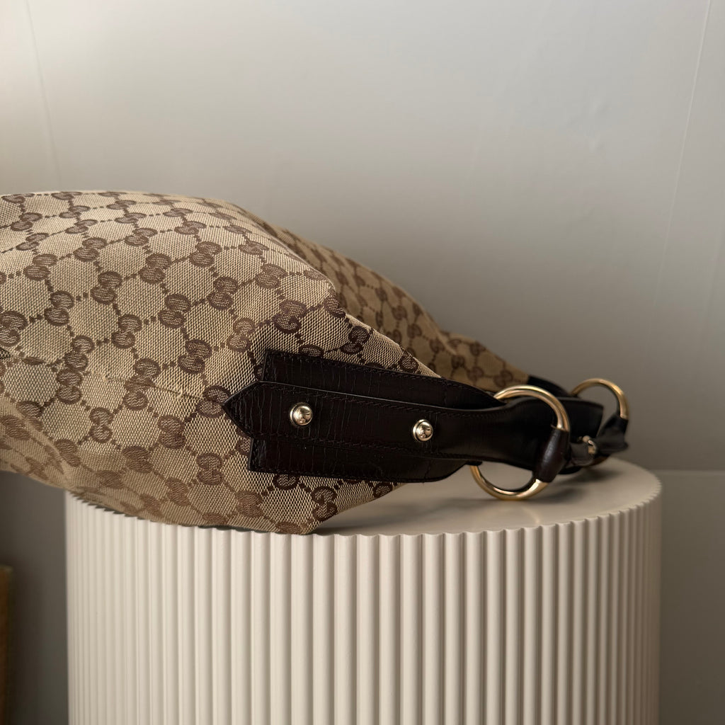 Gucci hobo horsebit heritage + original box