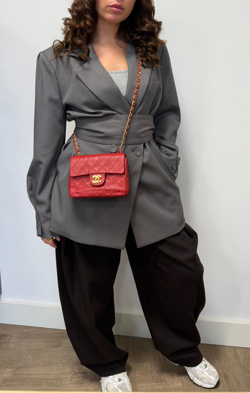 Chanel mini square classic single flap