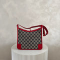Authentieke vintage square Gucci GG Canvas bag